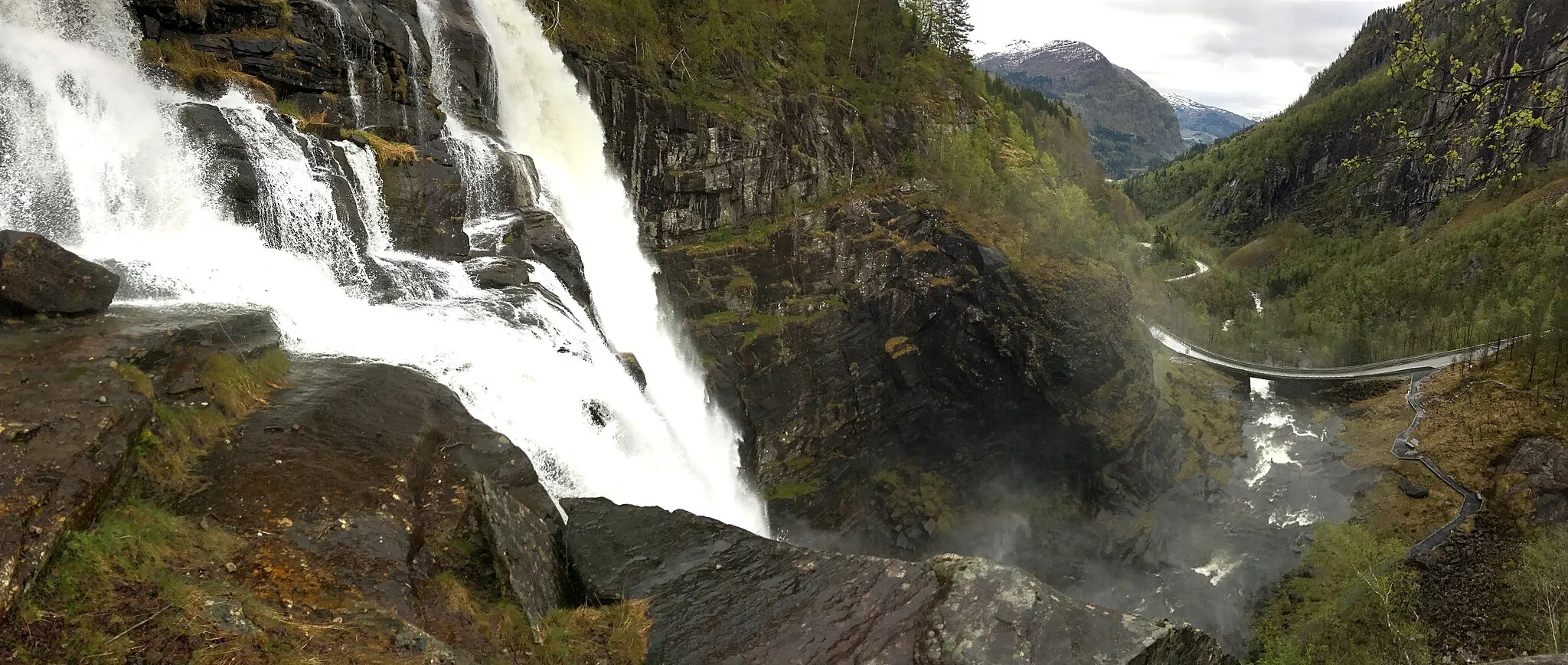 Photo showing: Skjervefossen, Norway.