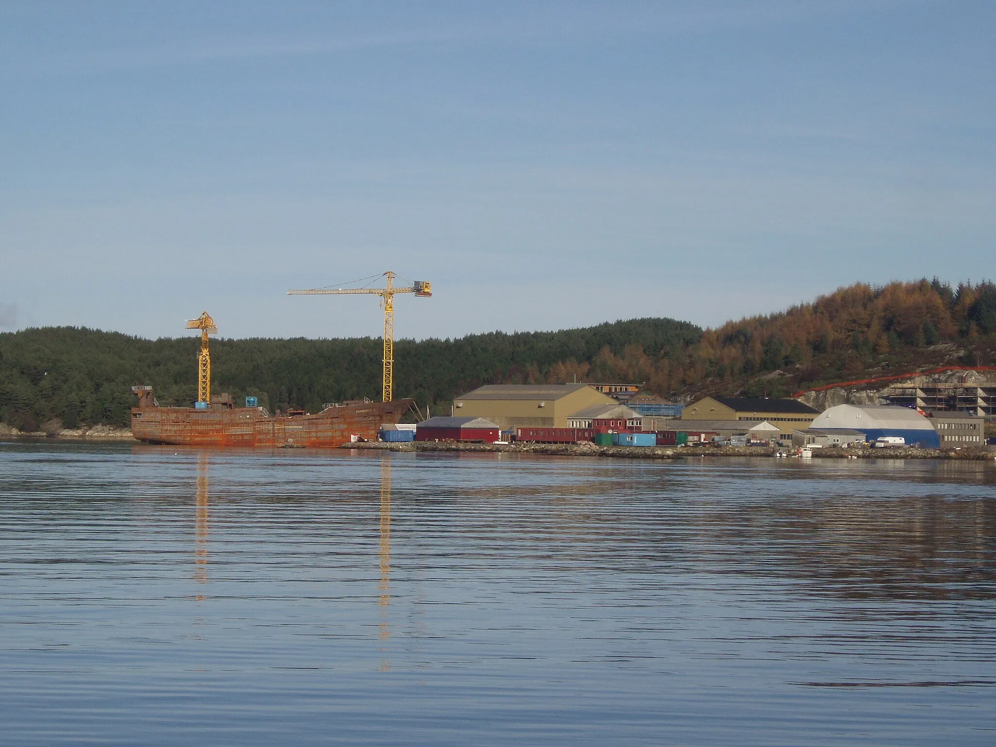 Photo showing: Fitjar Mekaniske Verksted - Fitjar Shipyard