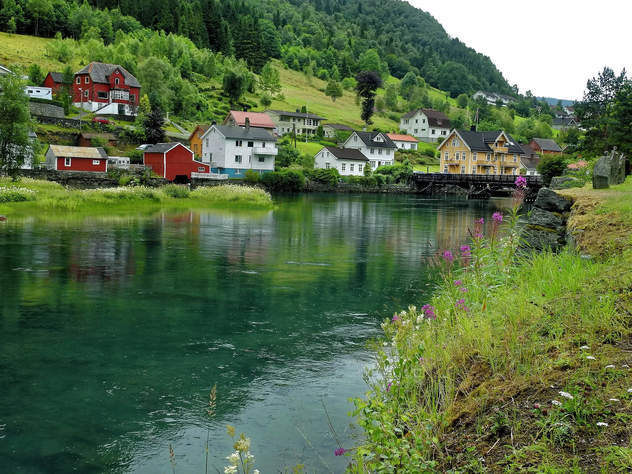 Photo showing: The Stryn-River in Norway.