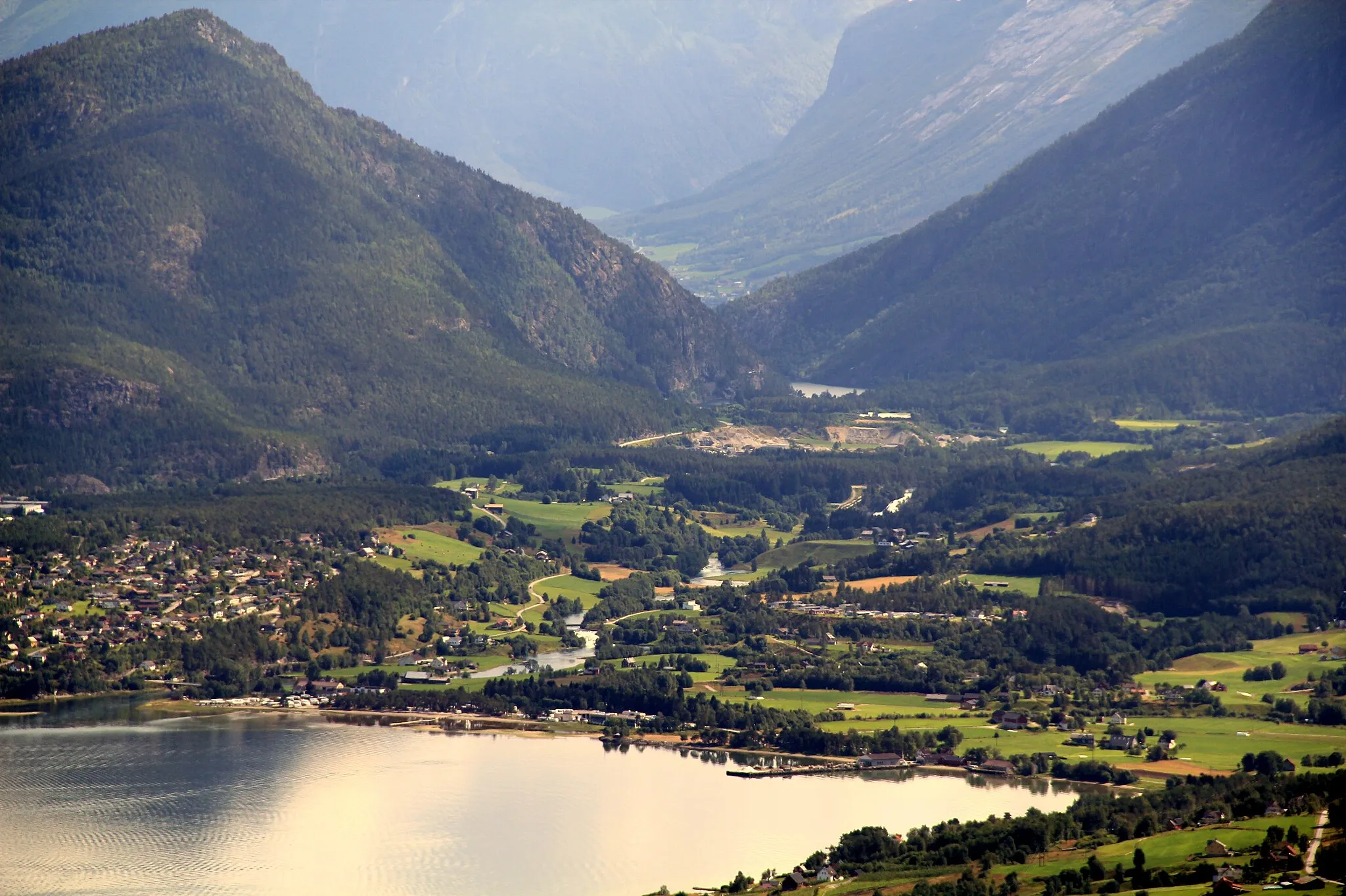 Photo showing: Bukta protected pelagic reserve by Sandane in Gloppen, Norway