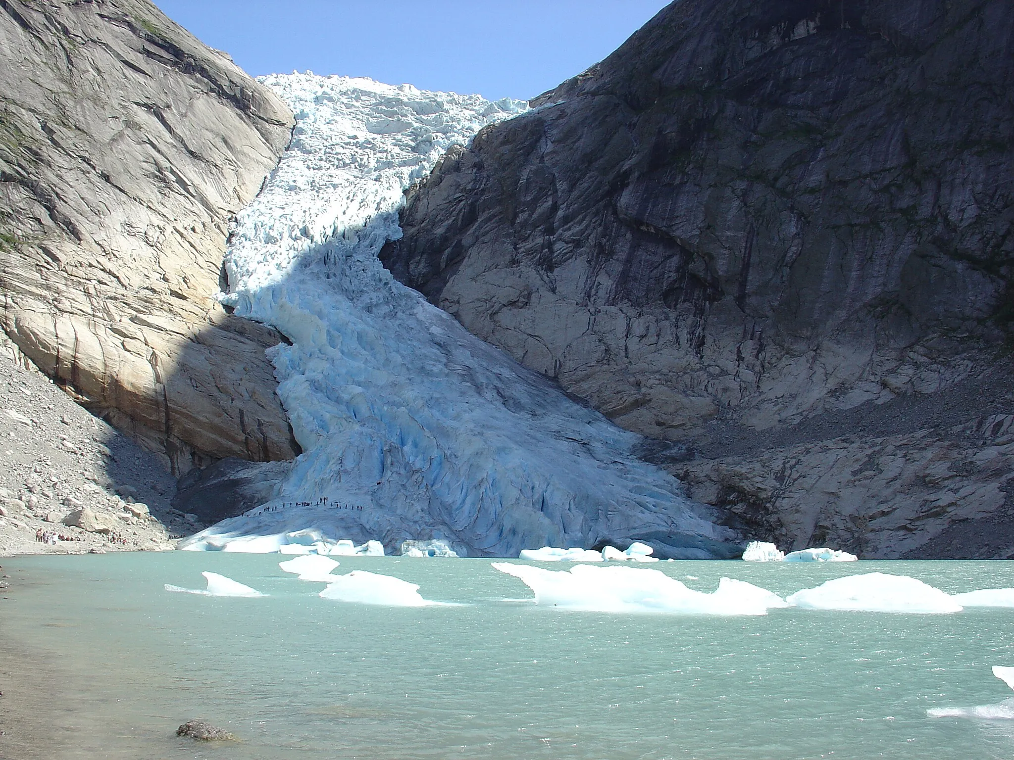 Photo showing: Jostadalbreen - glacier tongue