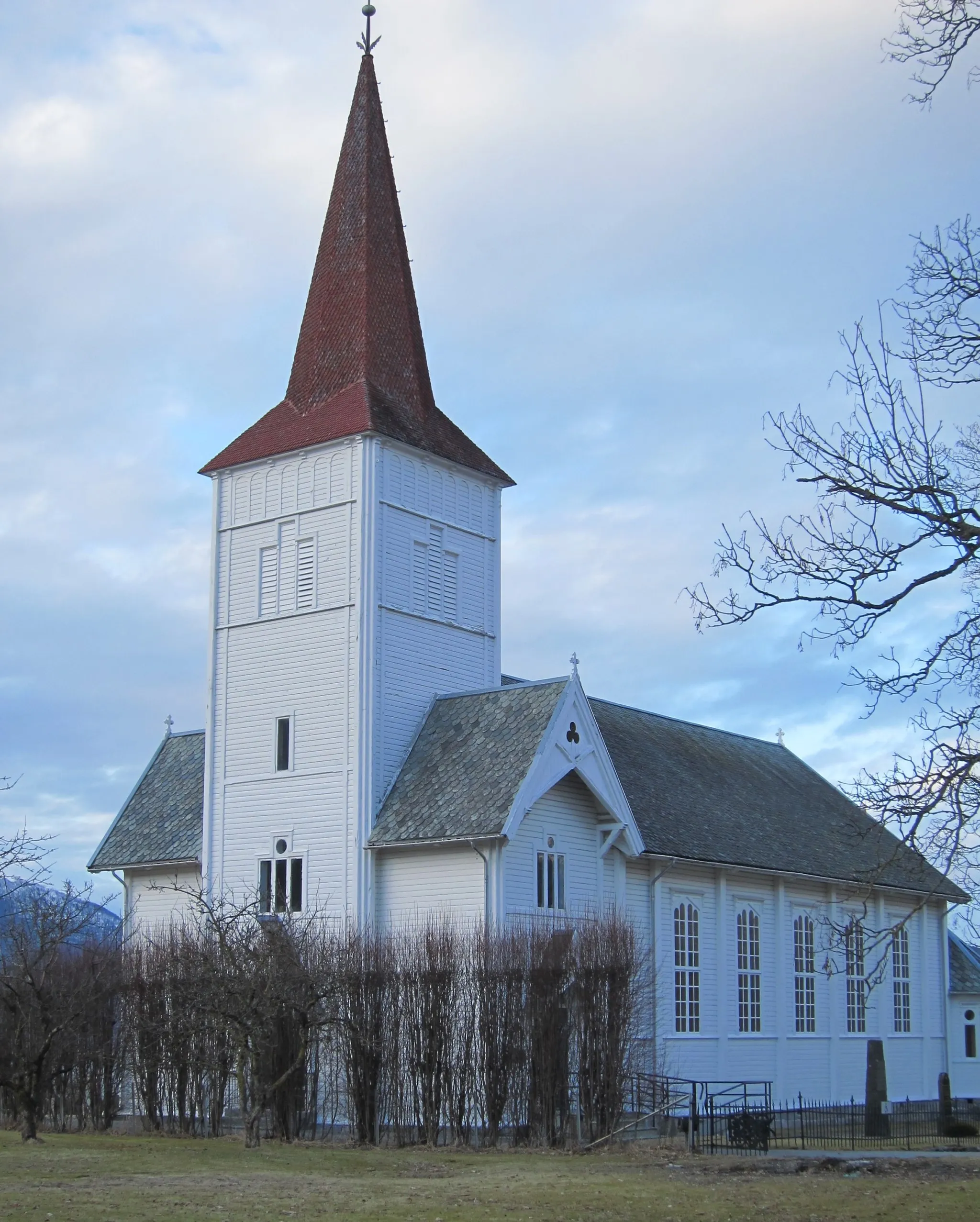 Photo showing: Voll church in Måndalen, Møre og Romsdal, Norway