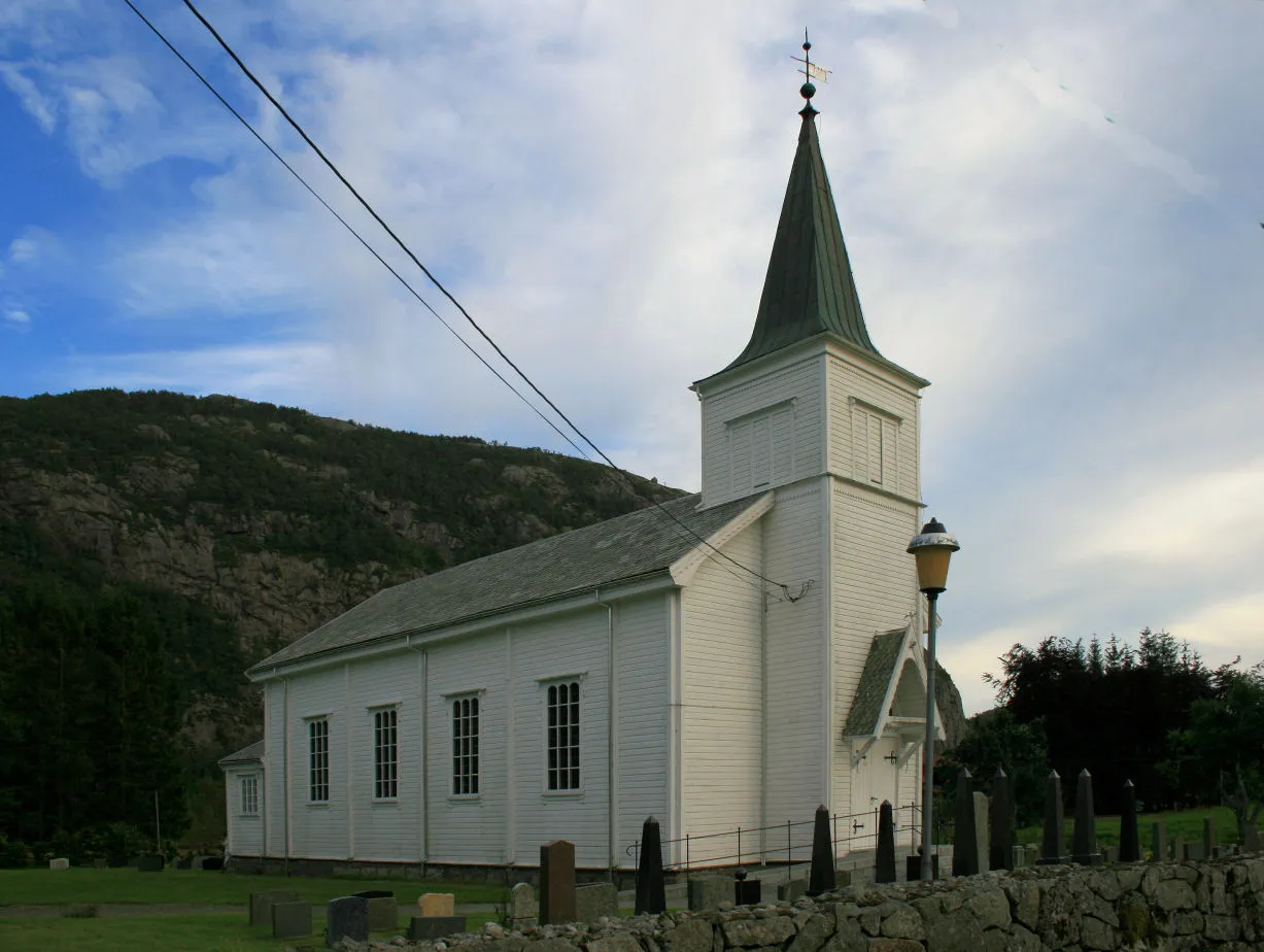 Photo showing: Heskestad kirke,  Rogaland