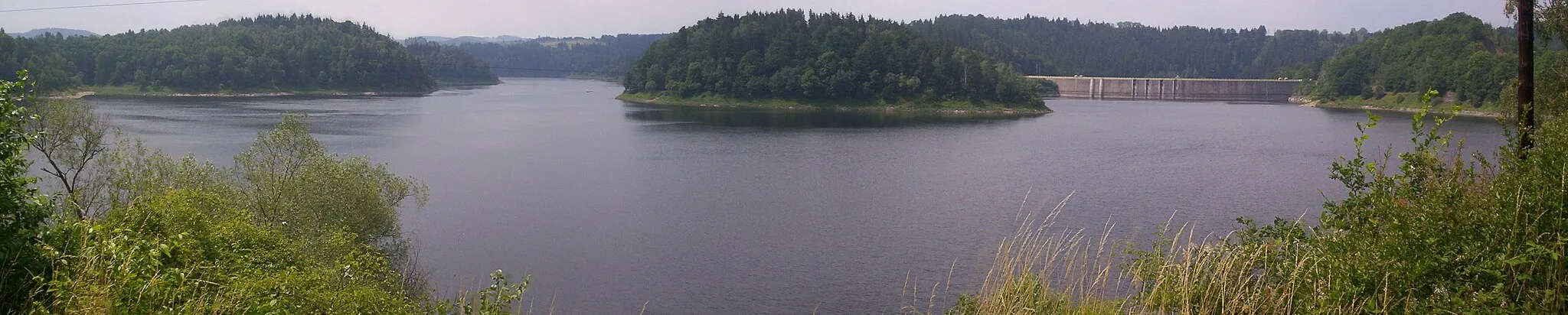 Photo showing: Jezioro Pilchowickie panorama