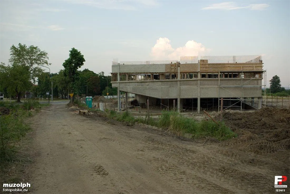 Photo showing: Budowa centrum konferencyjno-bankietowego.