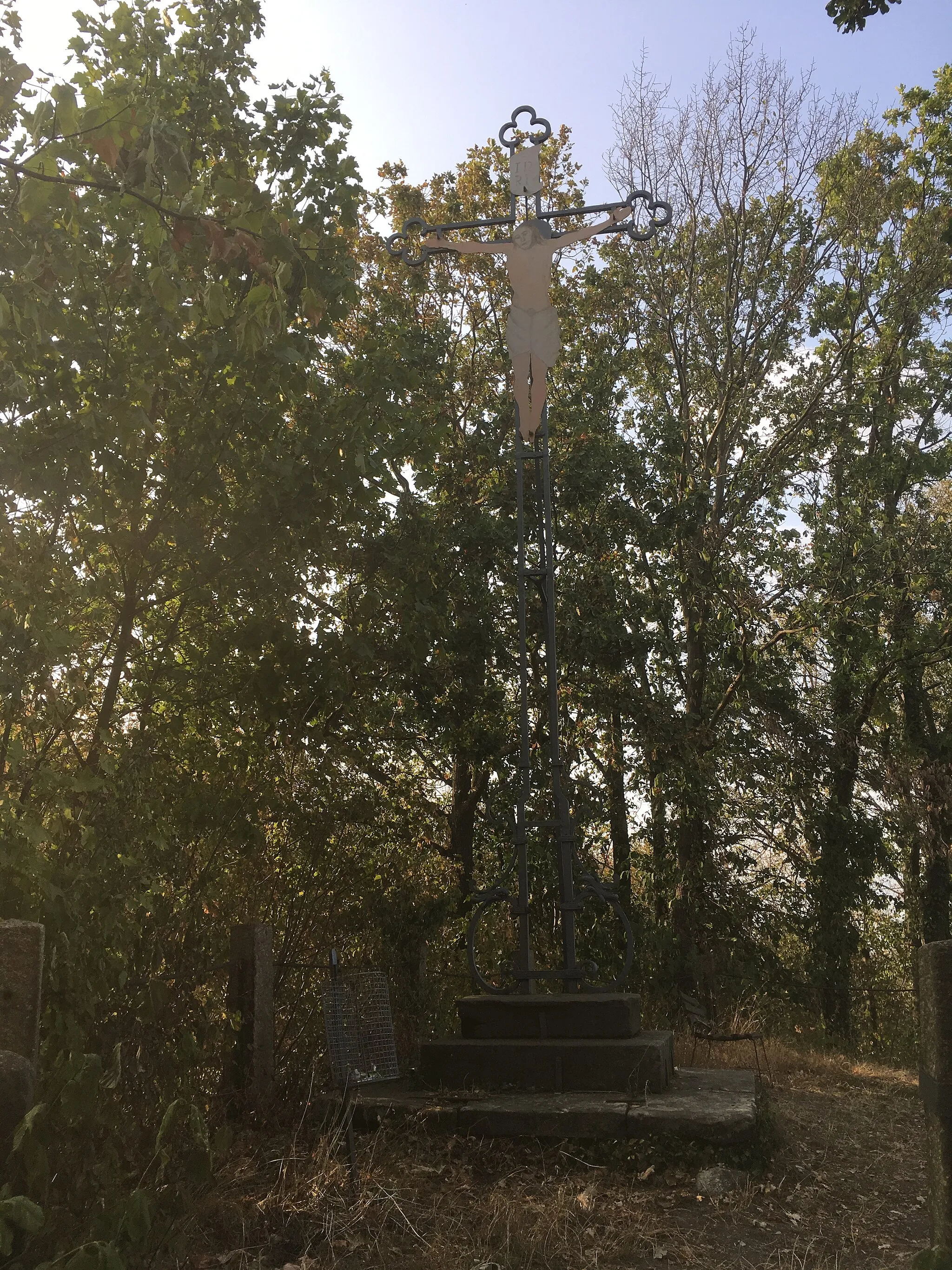 Photo showing: Pray cross in Gablenz, erected in 19th century; Local history of importance; cultural heritage monument