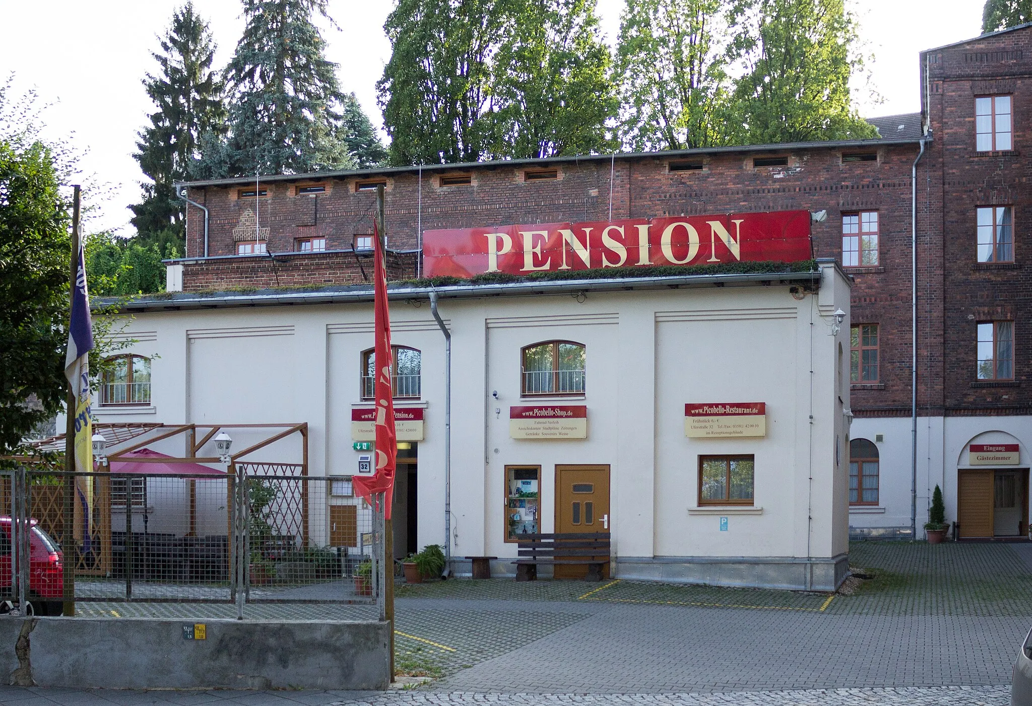 Photo showing: Uferstraße 33, Görlitz, Pension