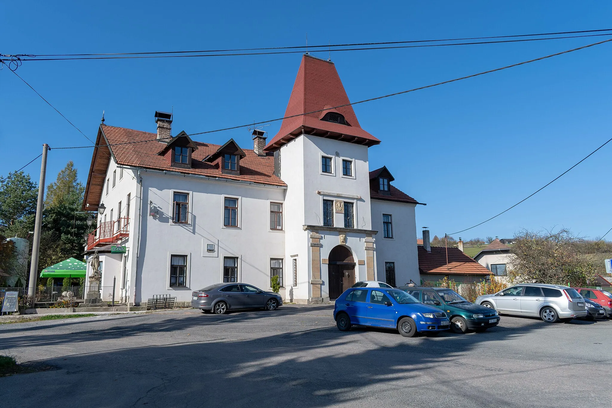 Photo showing: Celkový pohled na obec Sobkovice