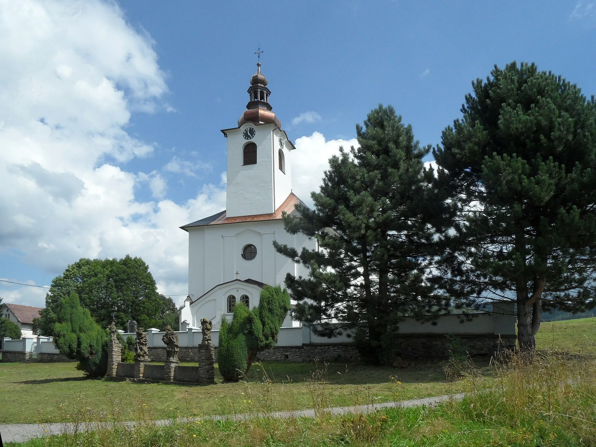 Photo showing: Dolní Morava F. Church of Saint Alois with Surroundings, Ústí nad Orlicí District, the Czech Republic.