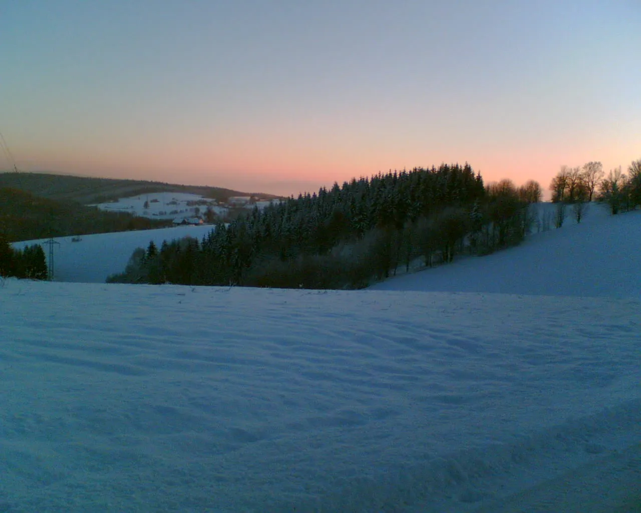 Photo showing: Zima v okolí Cotkytle