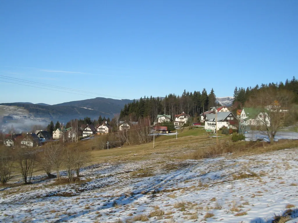 Photo showing: Panorama of Benecko (Czech republic)