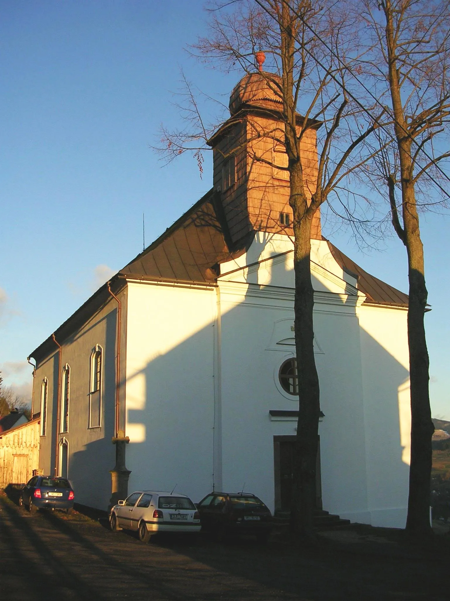 Photo showing: Paseky nad Jizerou, the Czech Republic. Saint Wenceslas Church.