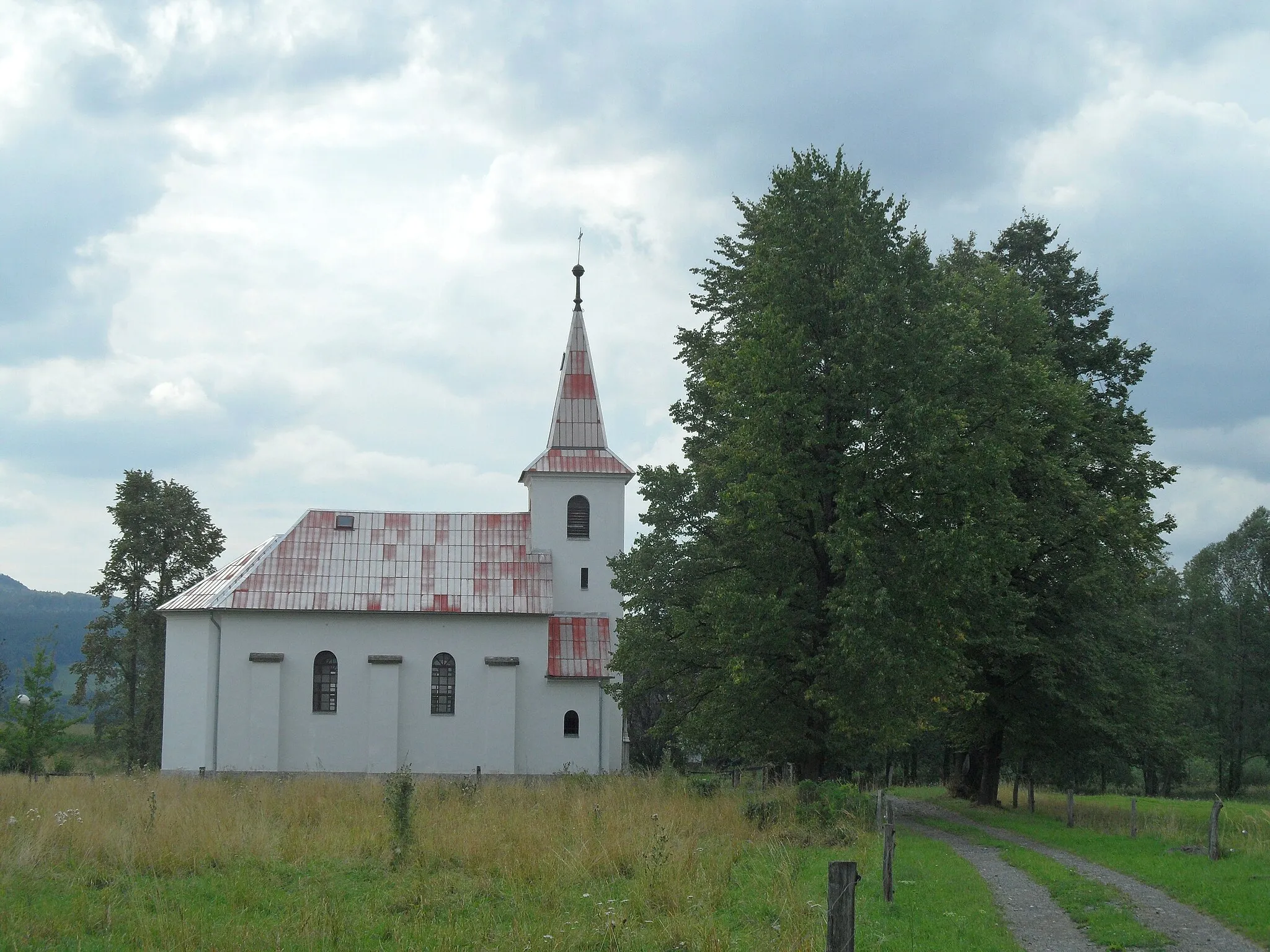 Photo showing: Dolni Les: Church of the Immaculate Conception, View from East. Jeseník District, the Czech Republic.