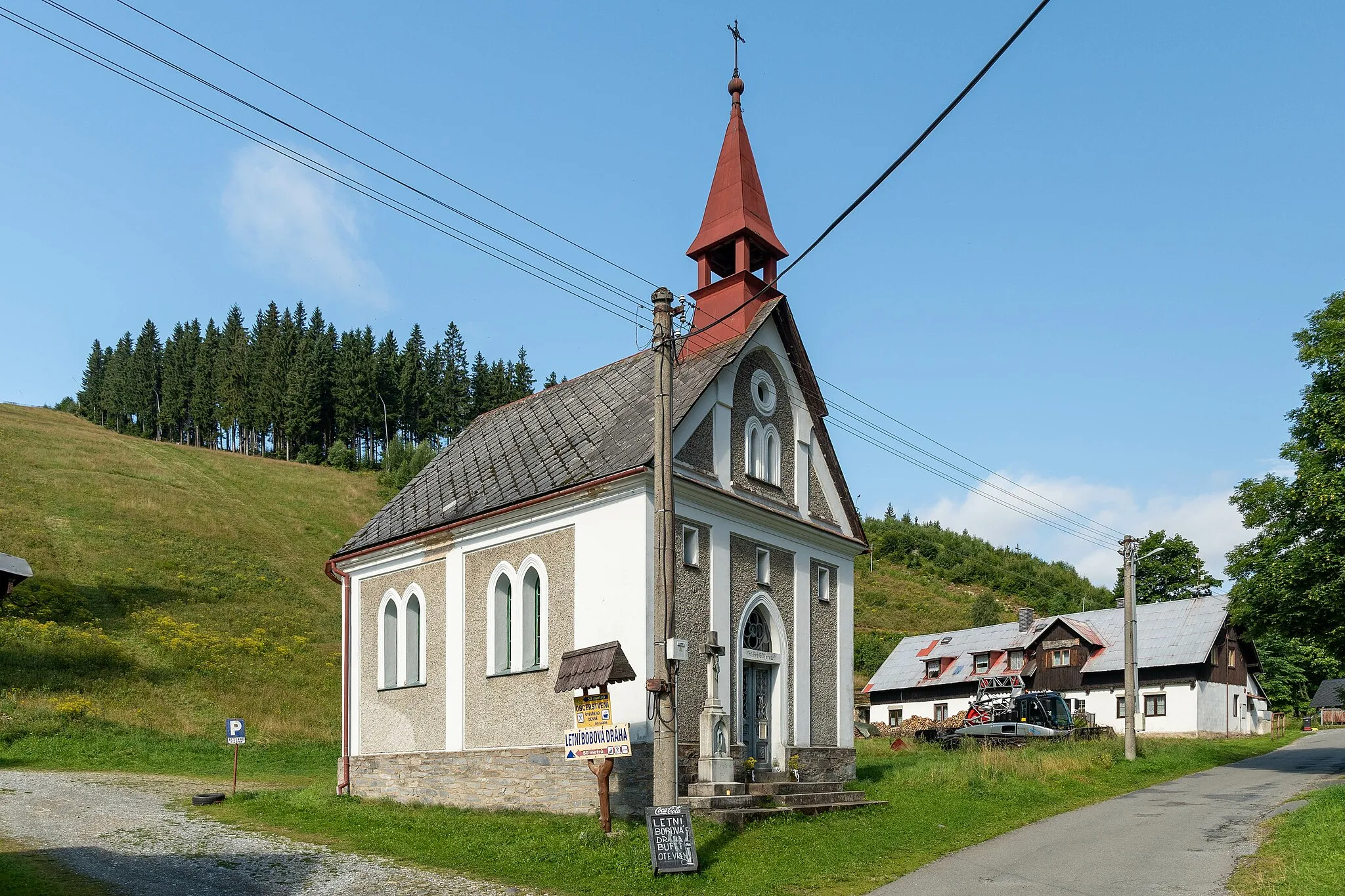 Photo showing: Chapel of Saint Lawrence in Petříkov