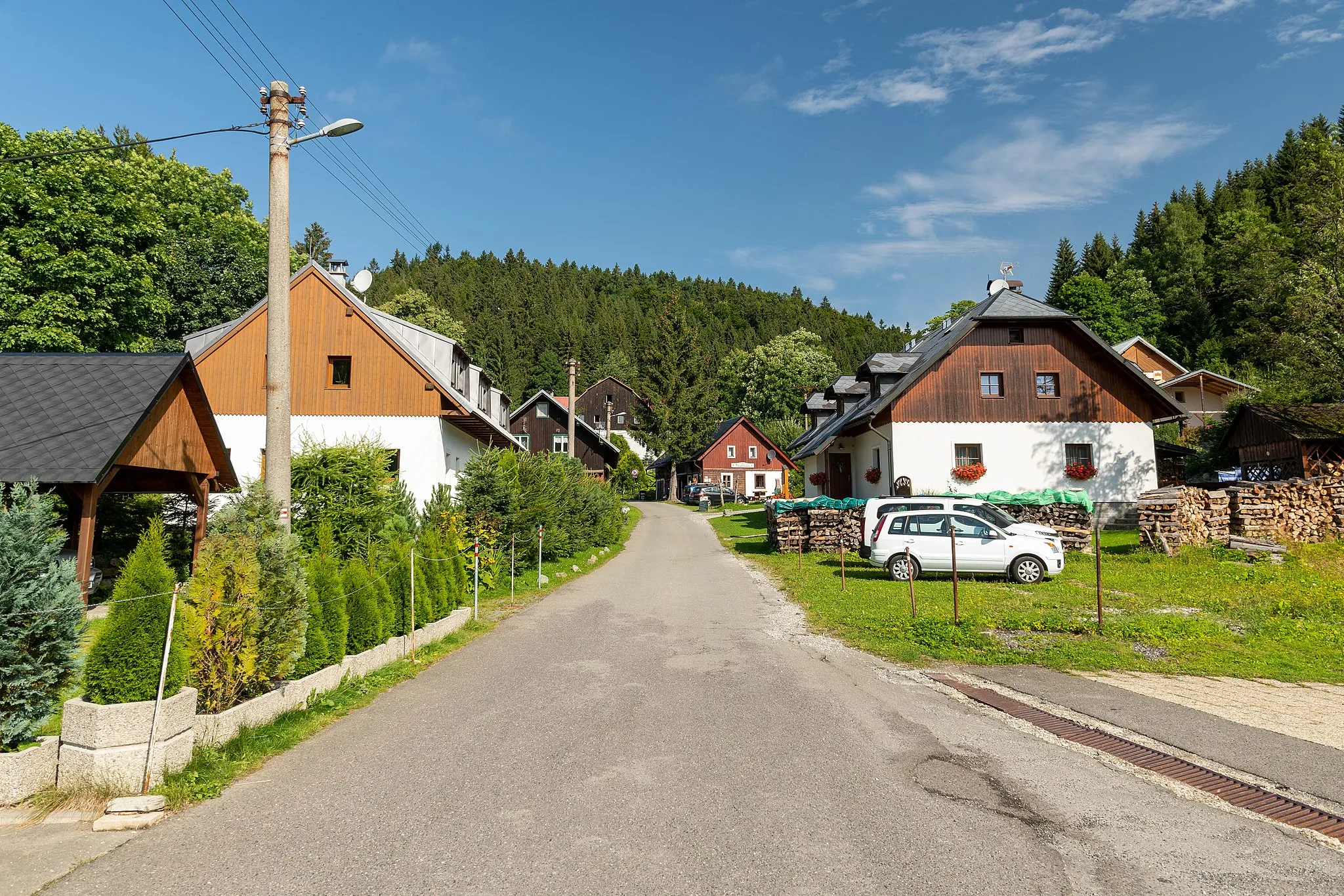 Photo showing: Vesnice Petříkov, část obce Ostružná