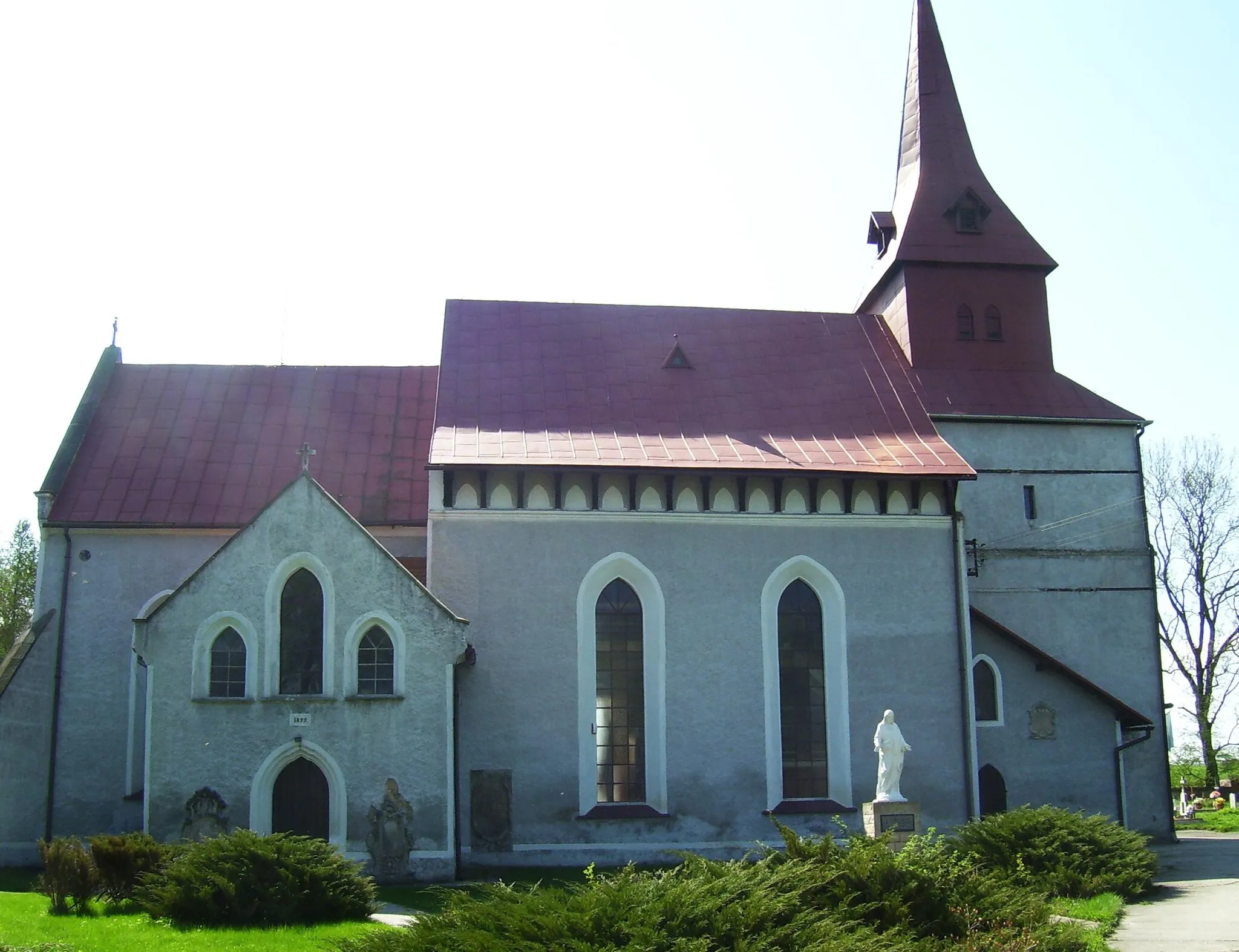 Photo showing: Church in Olszanica (former Alzenau)