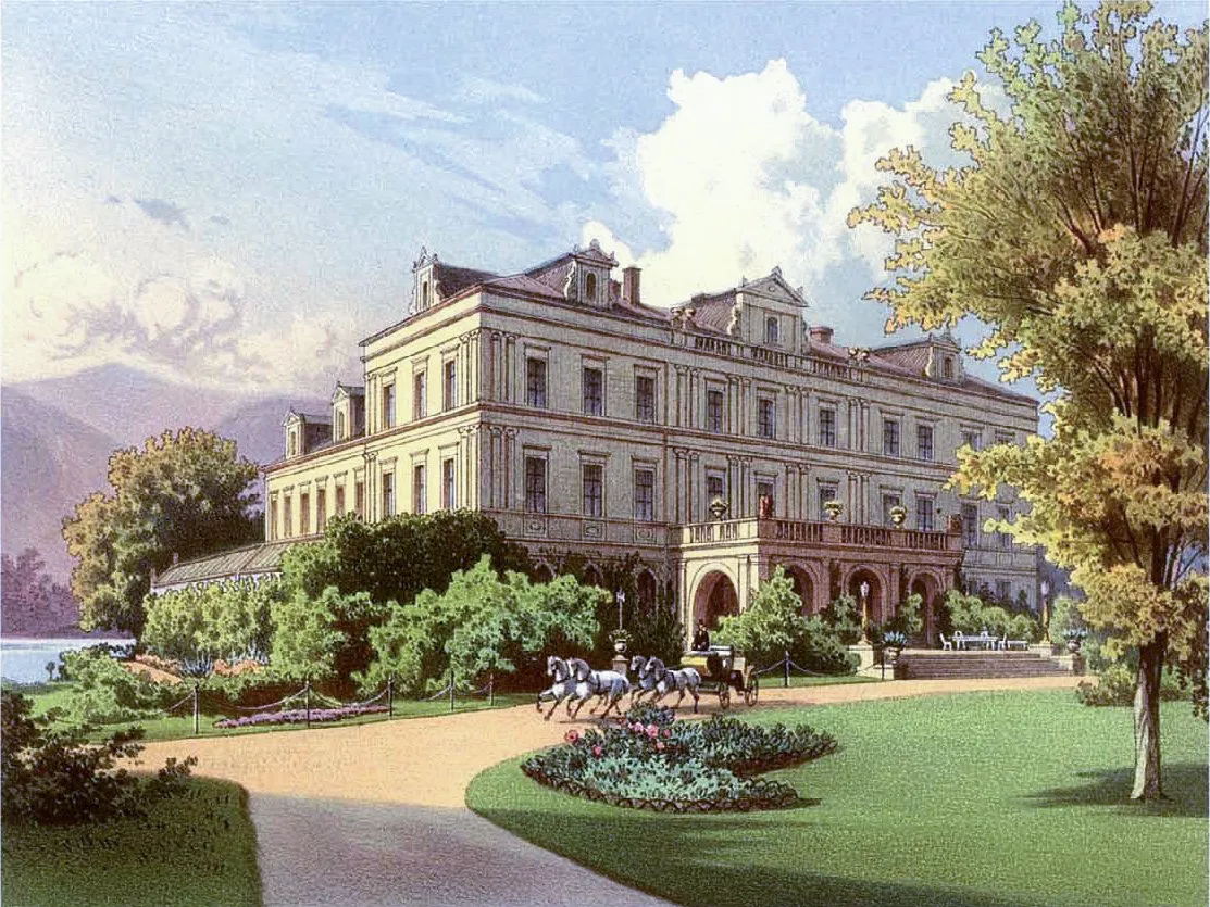 Photo showing: Palace in Ostroszowice/Weigelsdorf, 19th century