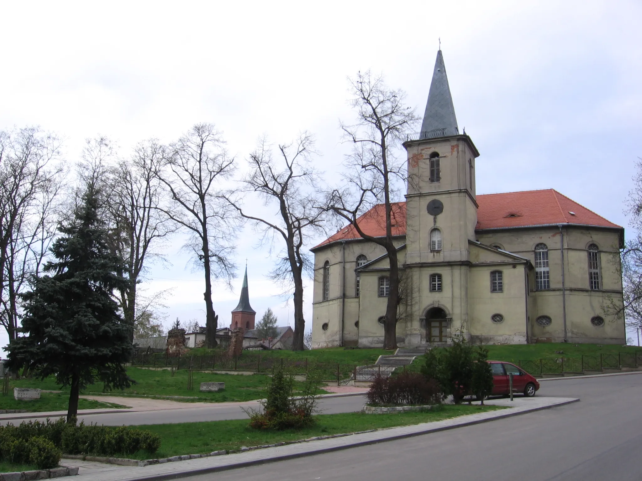 Photo showing: Kościół ewangelicko-augsburski pw. Świętego Krzyża w Międzyborzu na Dolnym Śląsku
