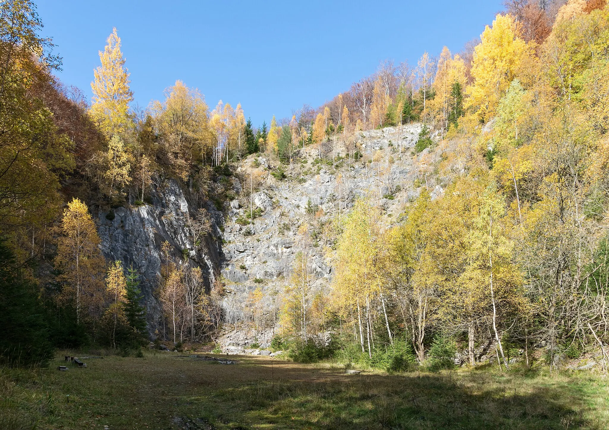 Photo showing: Kletno II quarry in Kletno