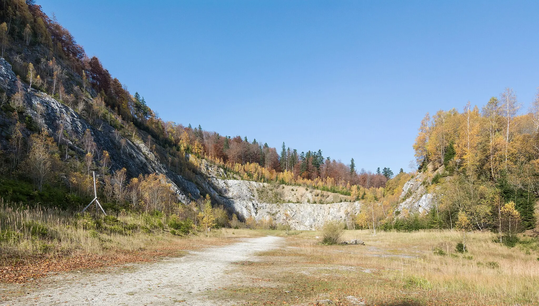 Photo showing: Kletno I quarry in Kletno