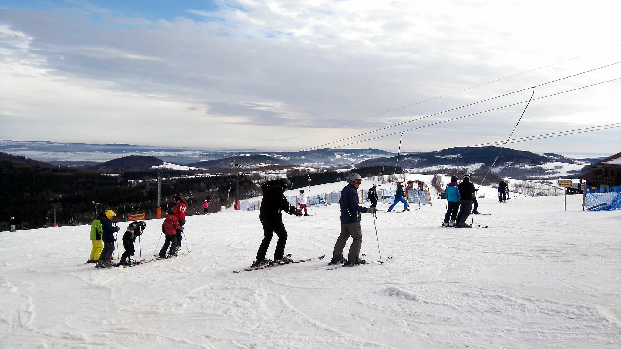 Photo showing: Ski Arena Łysa Góra 2017