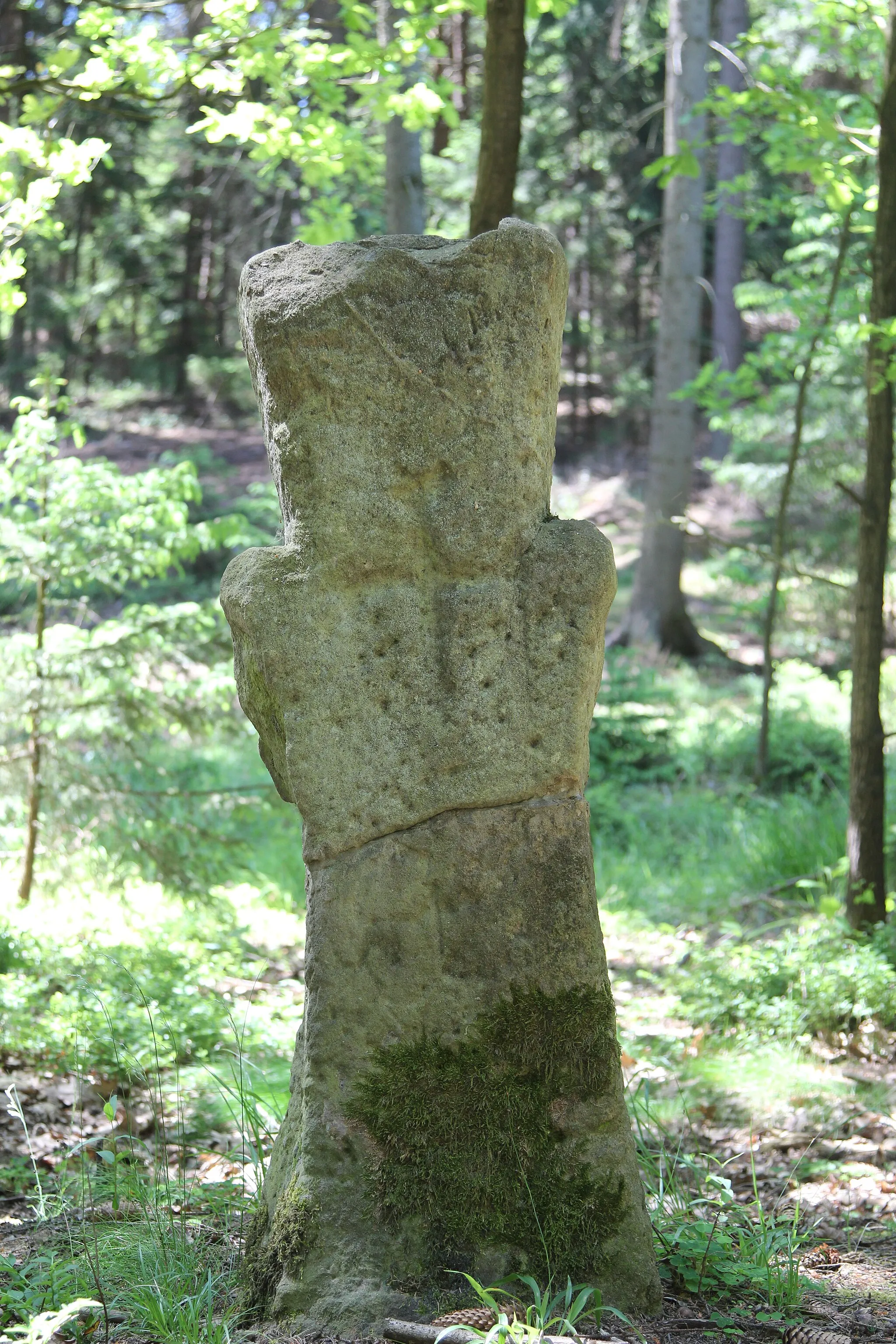 Photo showing: Stone cross in Czaple.