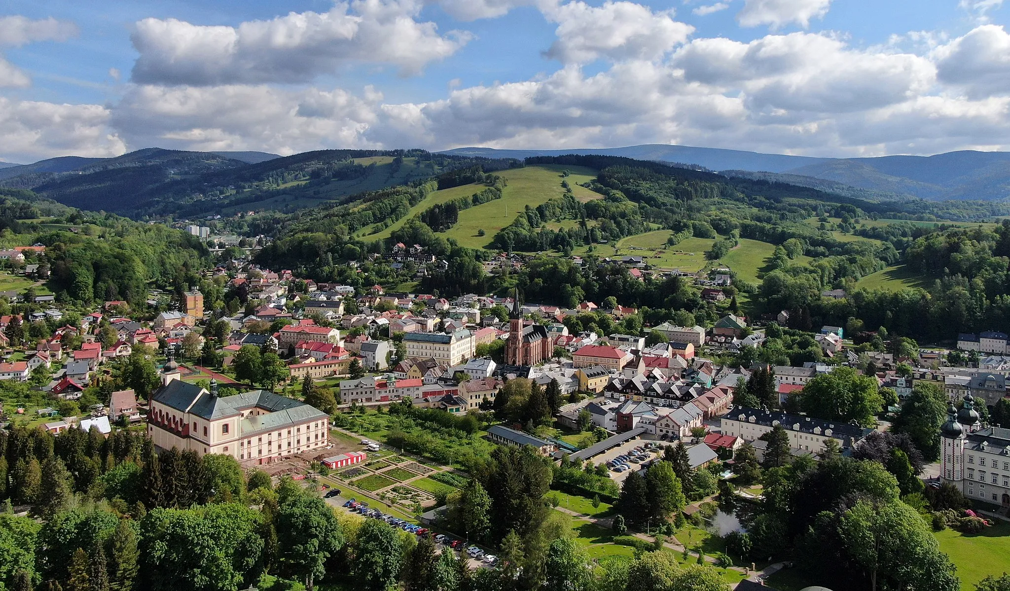 Photo showing: Vrchlabí in Krkonoše mountain