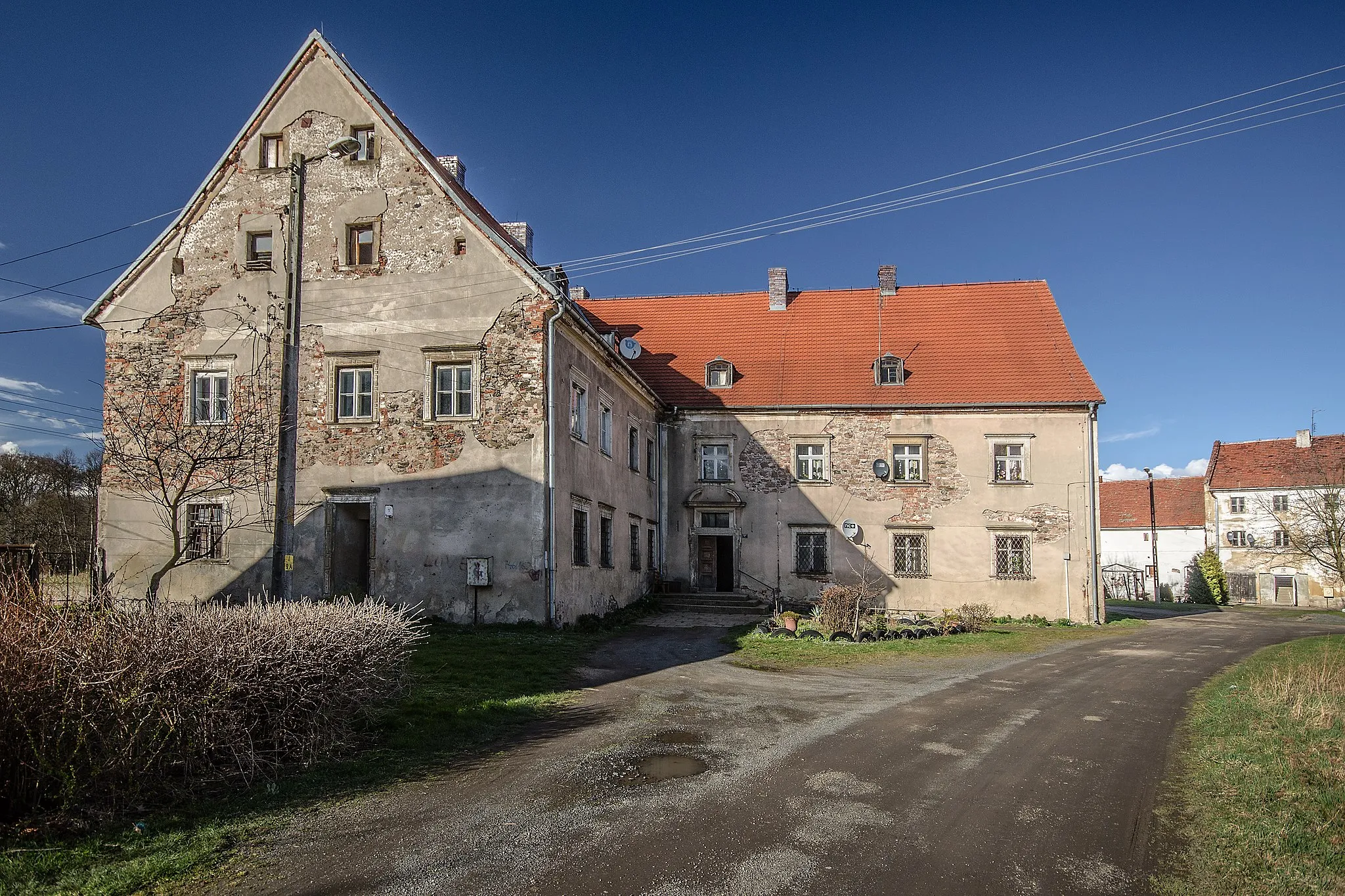 Photo showing: The erstwhile castle of Krajow (2015)