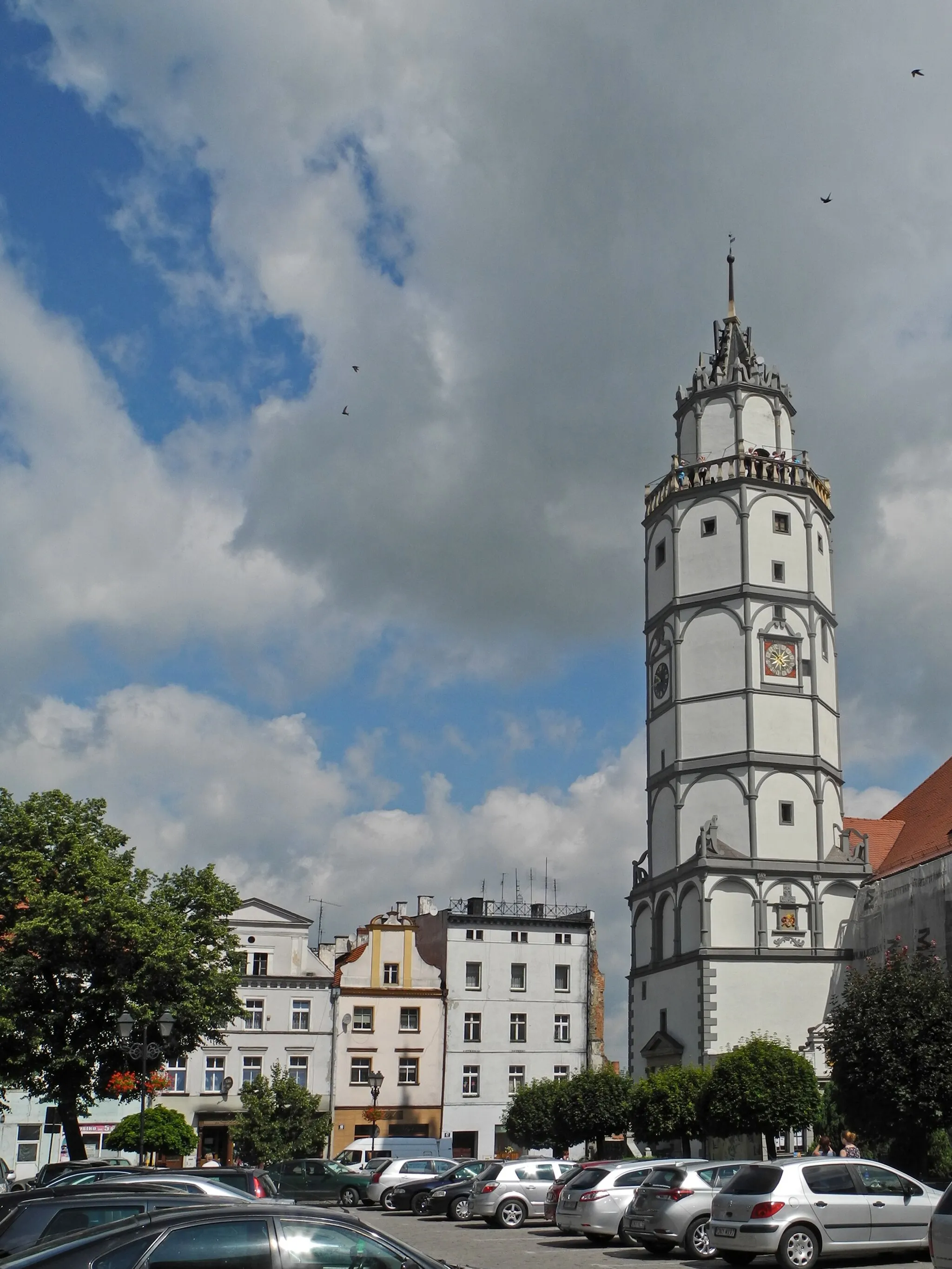 Photo showing: Rathausturm in Paczków (Patschkau) in Schlesien