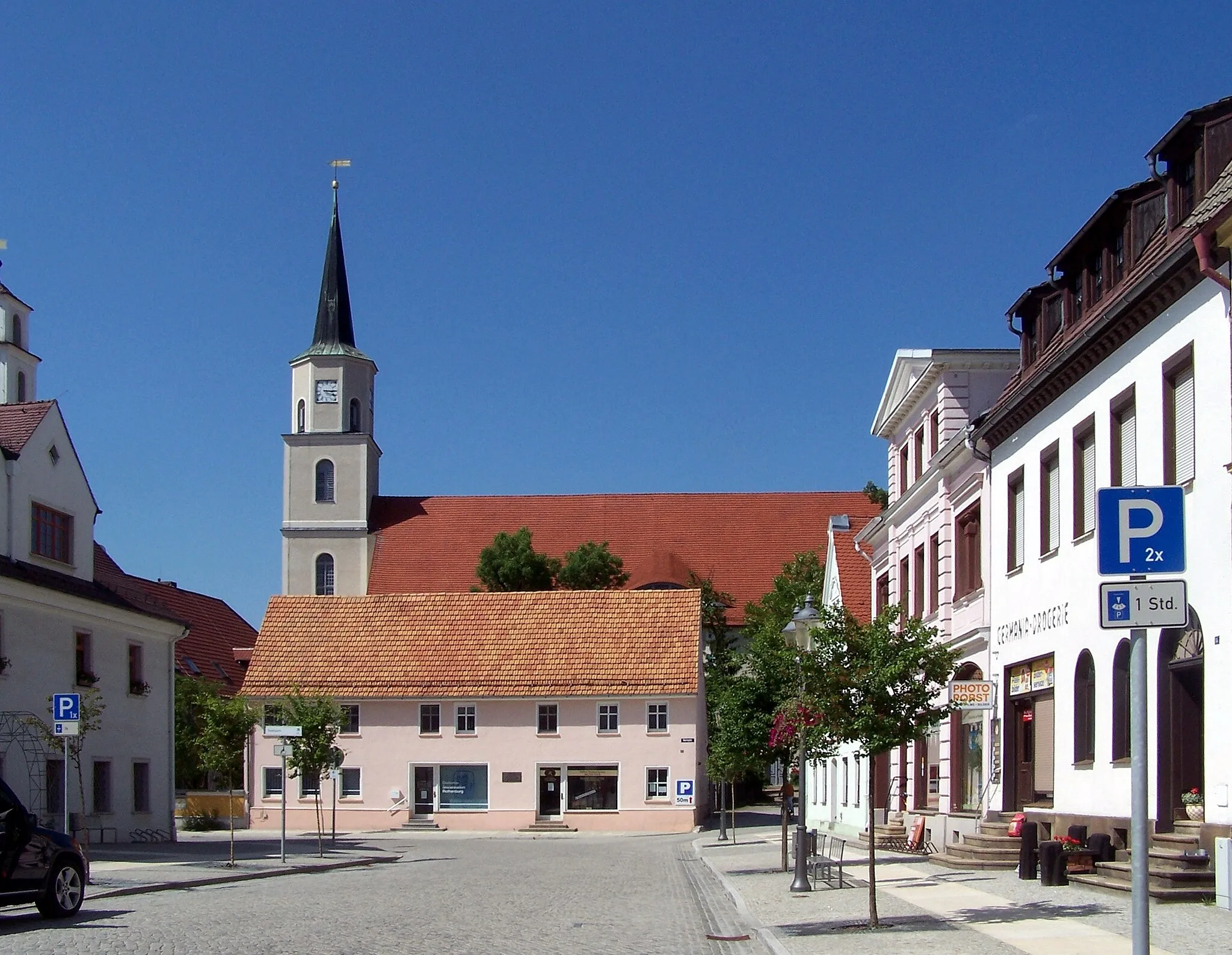 Photo showing: Evangelische Stadtkirche in de:Rothenburg/O.L., Landkreis Görlitz