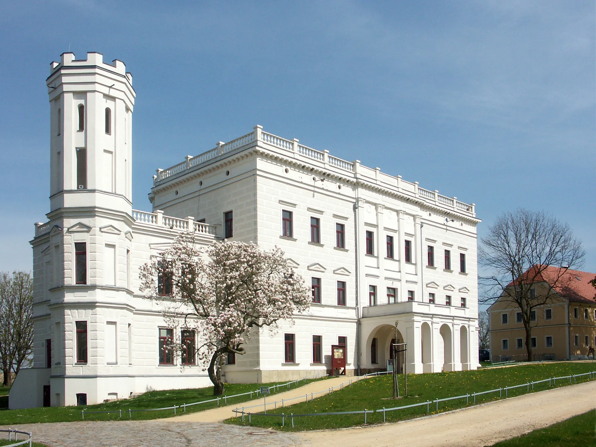 Photo showing: Schloss Krobnitz in Reichenbach/O.L., Ortsteil Krobnitz