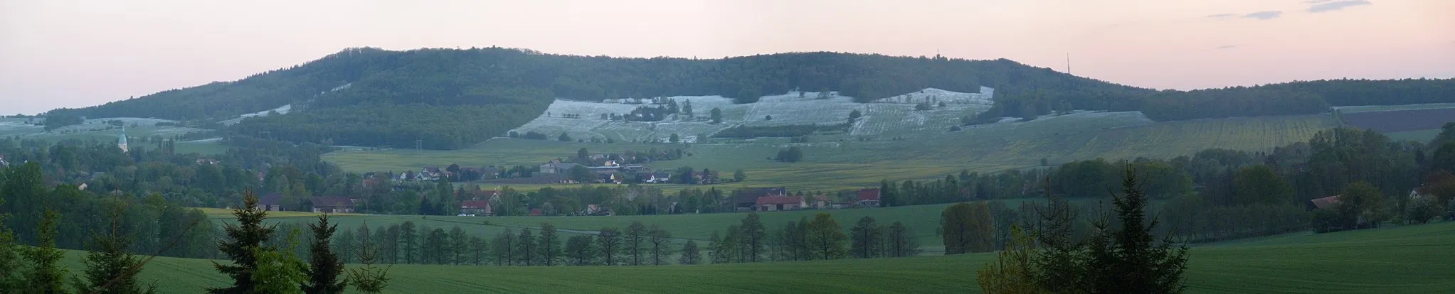 Photo showing: Panoramablick auf Sohland am Rotstein