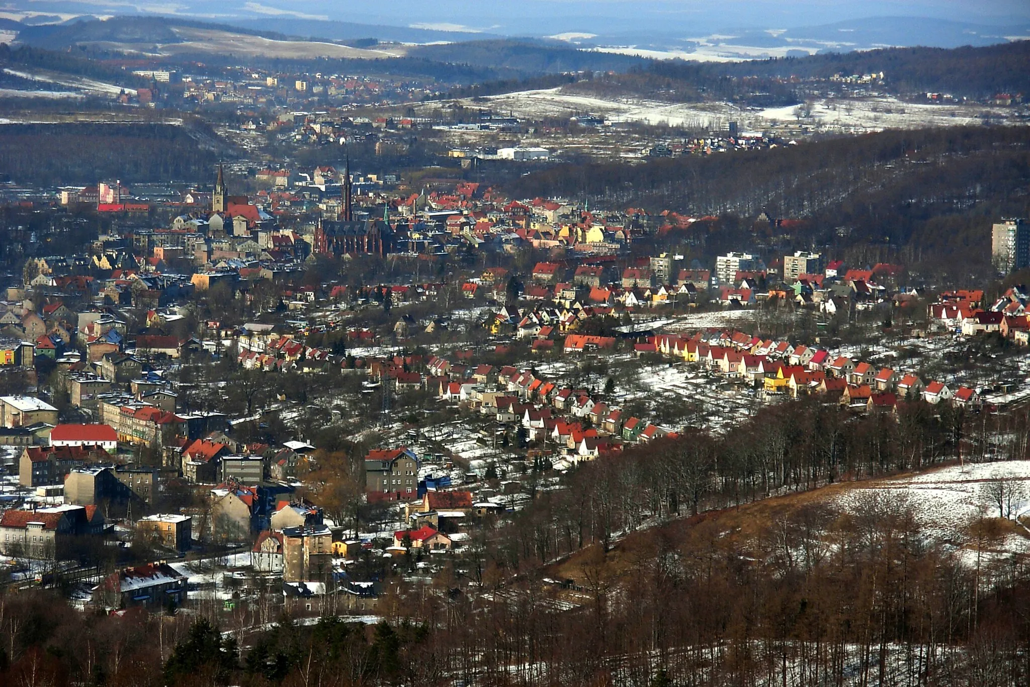 Photo showing: Wałbrzych - Panorama