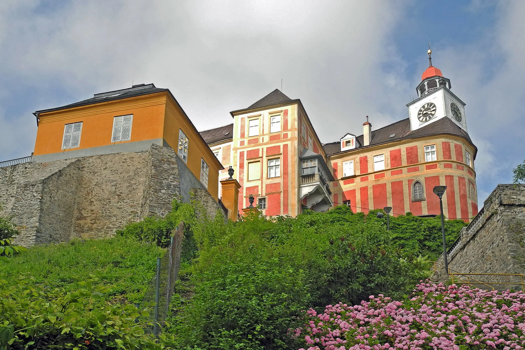 Photo showing: Schloss Johannesberg (Jánský Vrch) in Jauernig (Javorník)