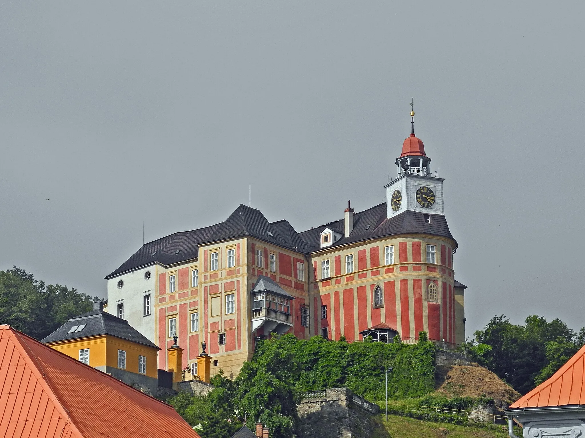 Photo showing: Schloss Johannesberg (Jánský Vrch) in Jauernig (Javorník)