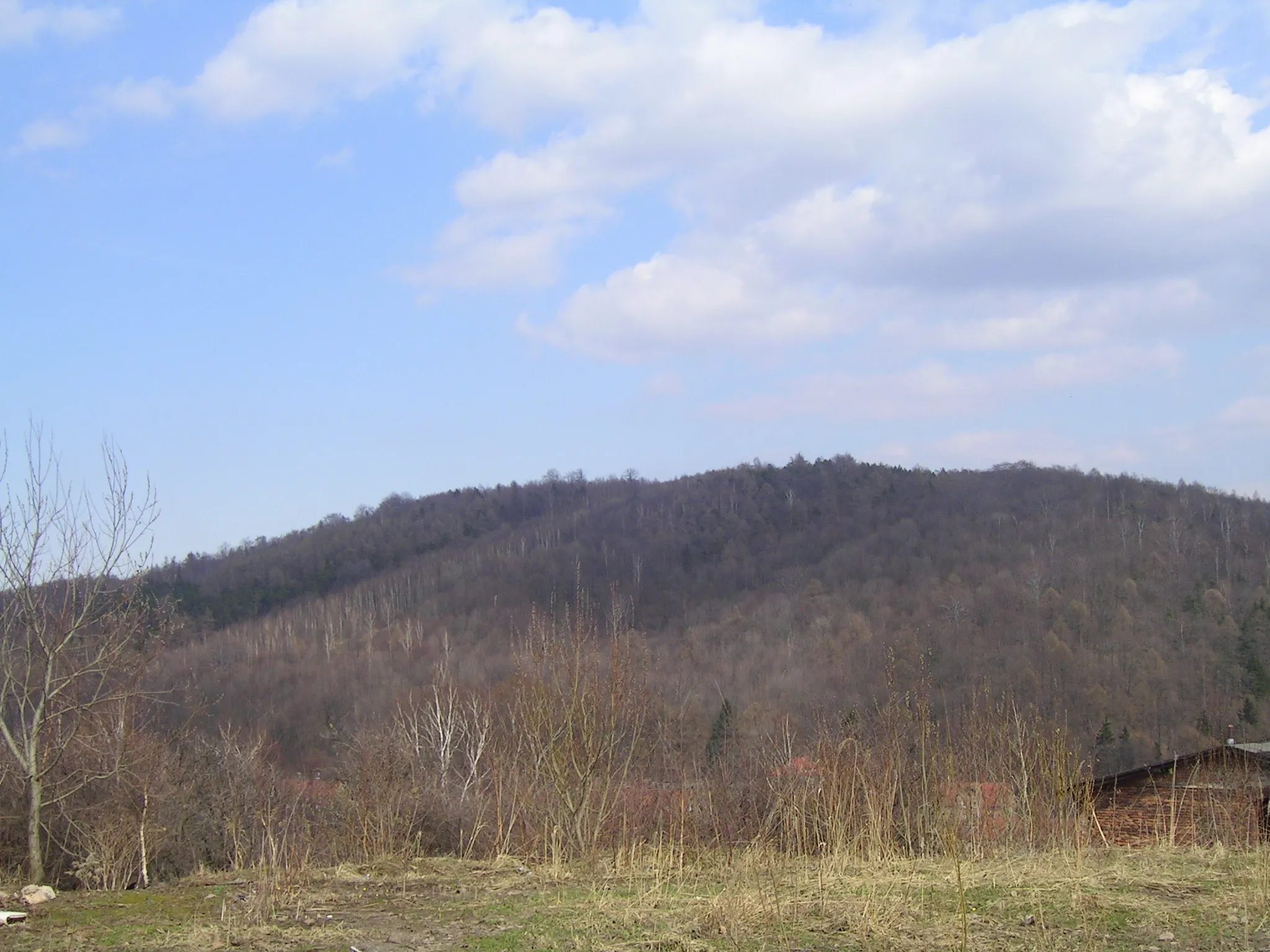 Photo showing: Szczyt Czarnota w Górach Wałbrzyskich - widok do południowego zachodu