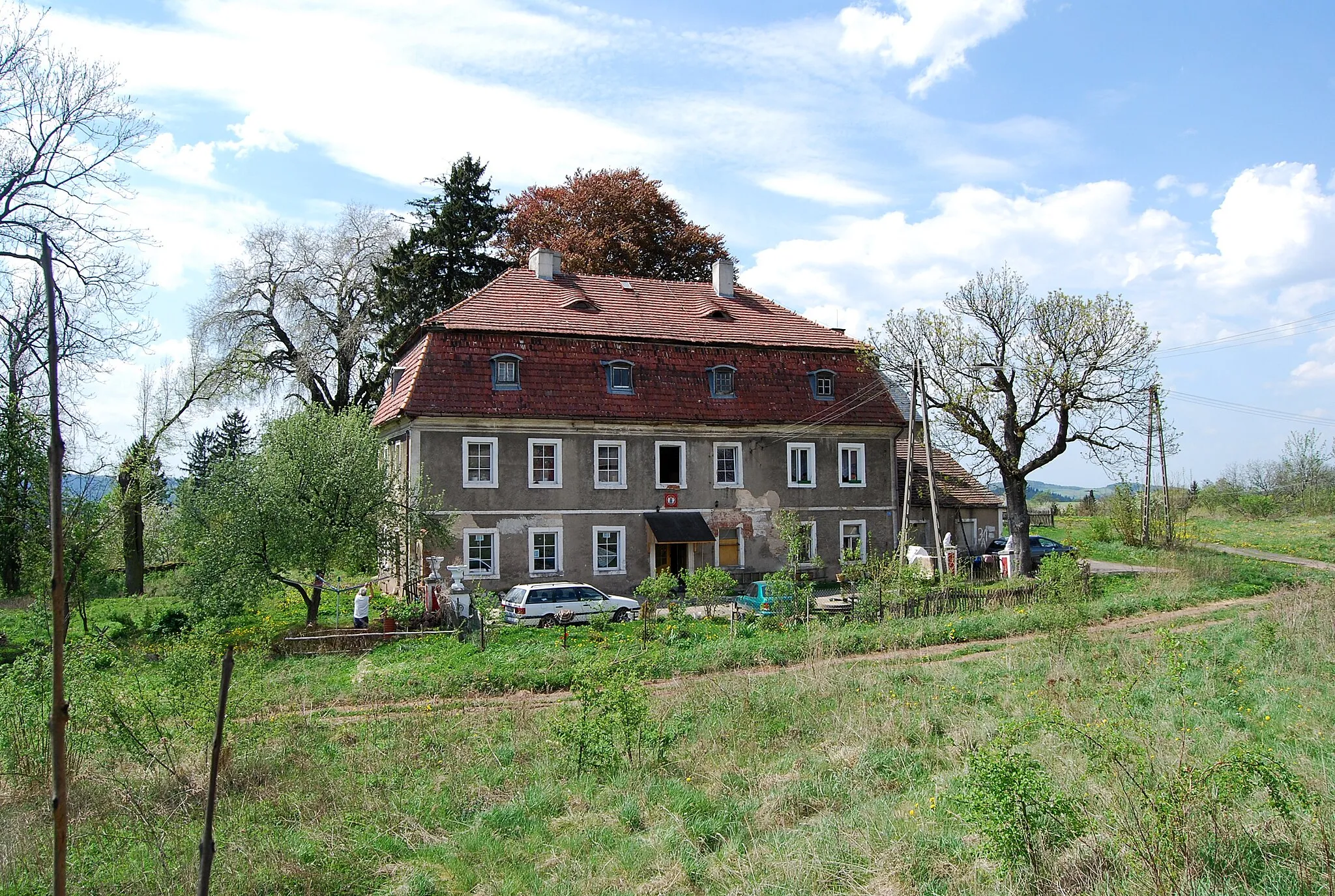 Photo showing: Bystrzyca - dawny dwór, obecnie dom, XVII, 2 poł. XIX w. (zabytek nr 362/1268/J z 14.06.1996)