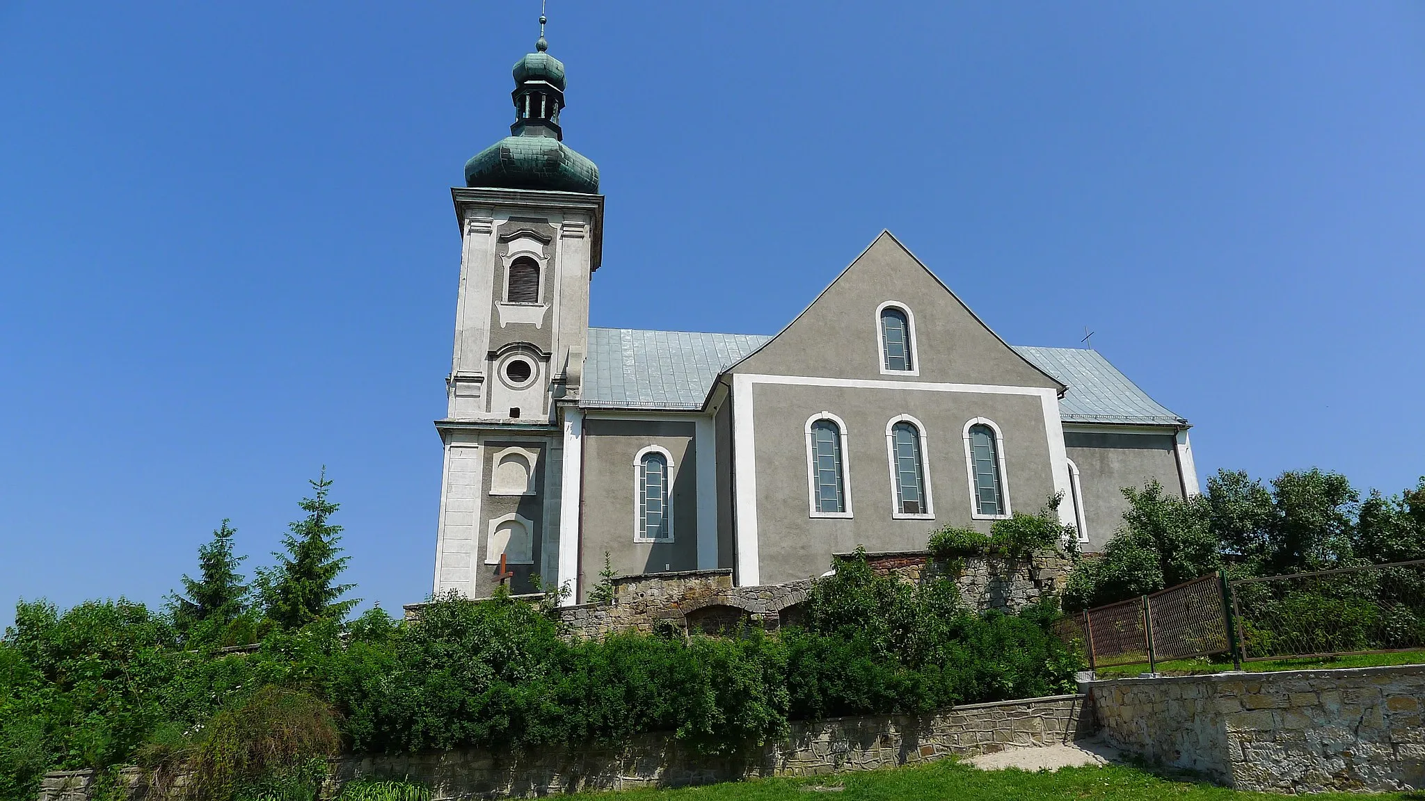 Photo showing: Exaltation of the Holy Cross church in Sędzimirów, Poland