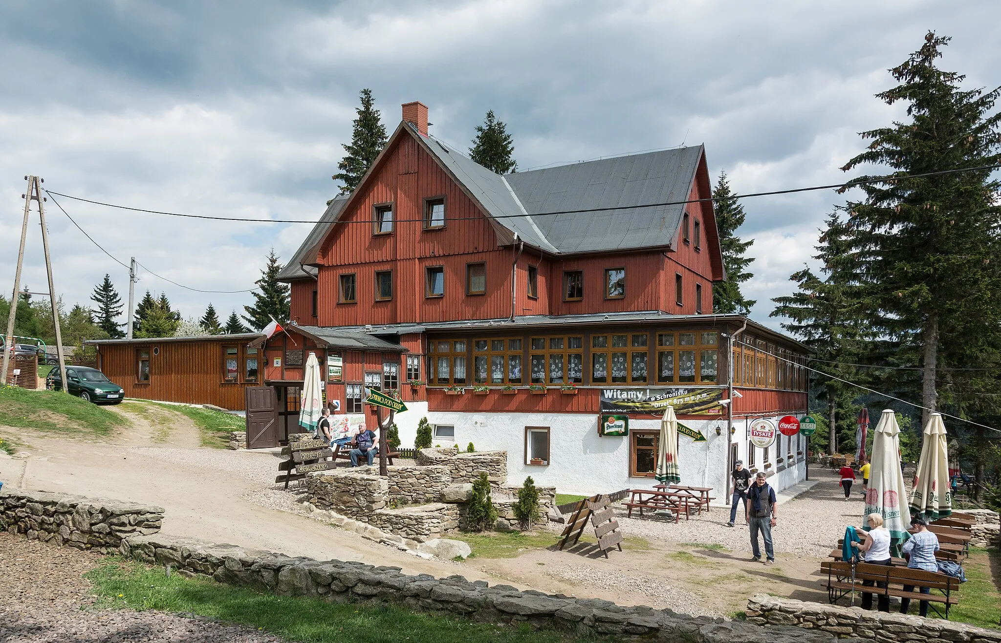 Photo showing: Orzeł Hostel, Sowie Mountains, Sudetes