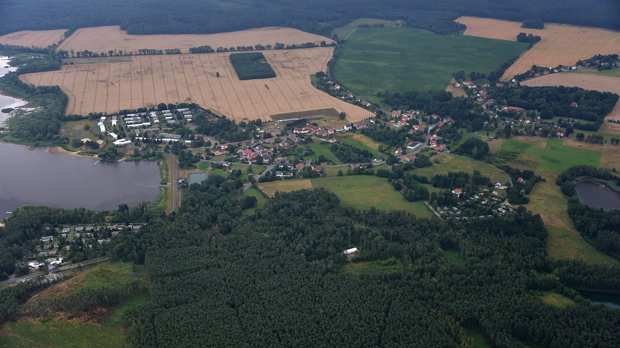 Photo showing: Kollm, Luftaufnahme (2019)