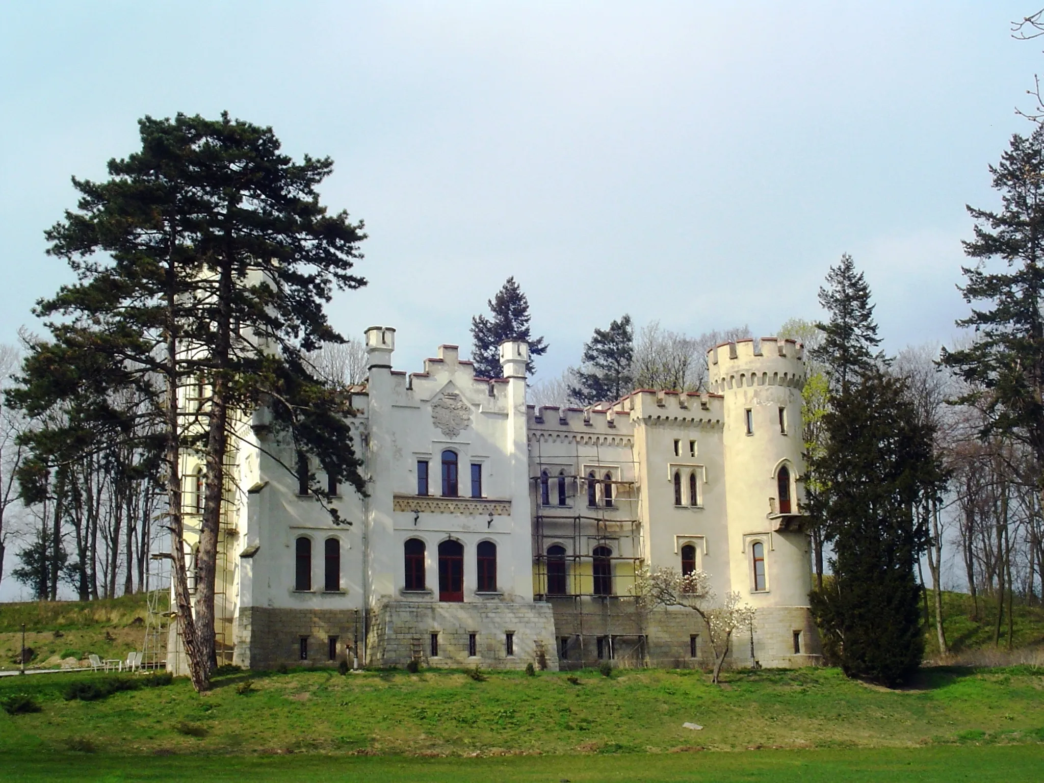 Photo showing: Myślibórz - zespół pałacowy, 2 poł. XIX: pałac (zabytek nr rejestr. A/3129/952 z 24.05.1991)