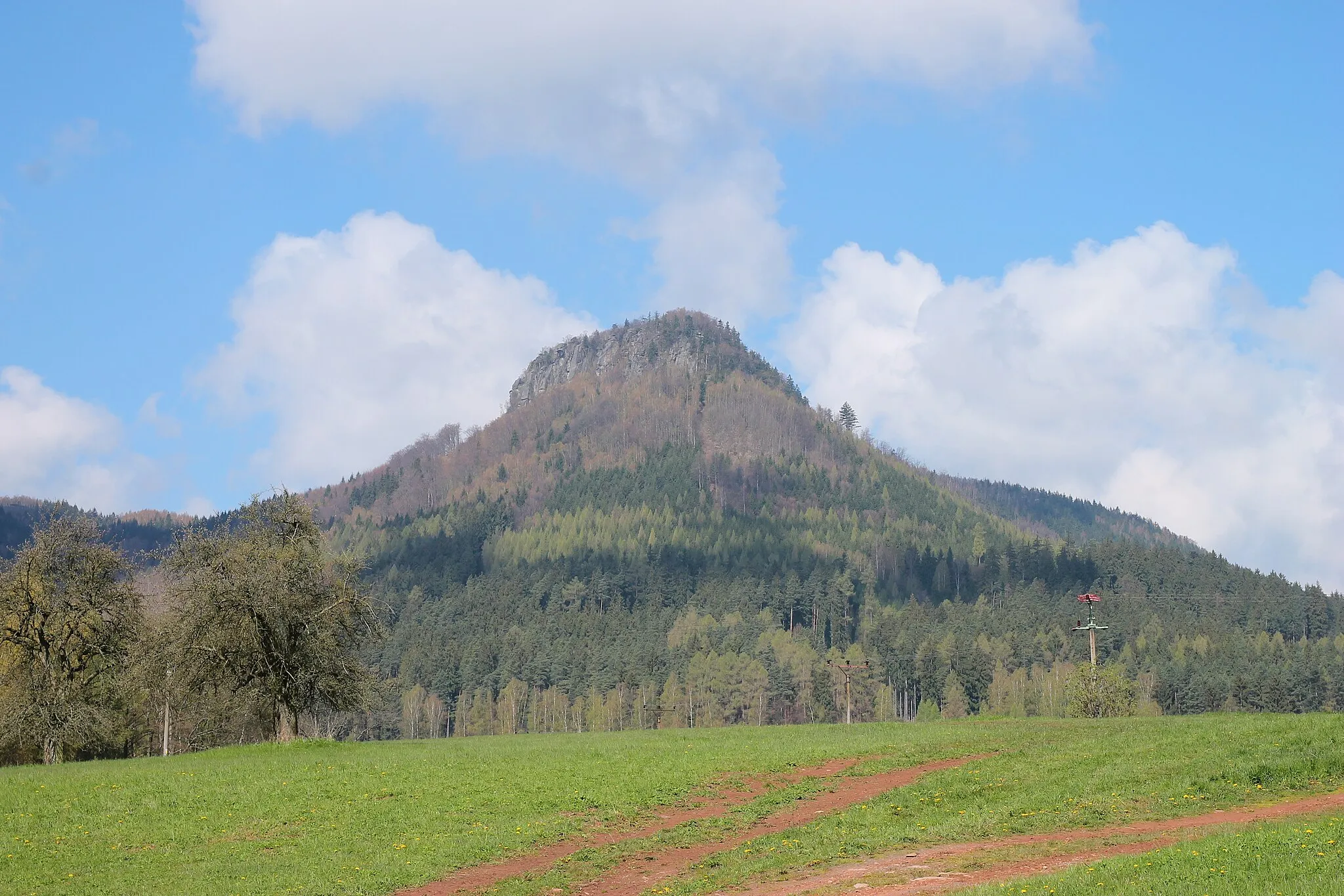 Photo showing: Božanov, view of Koruna