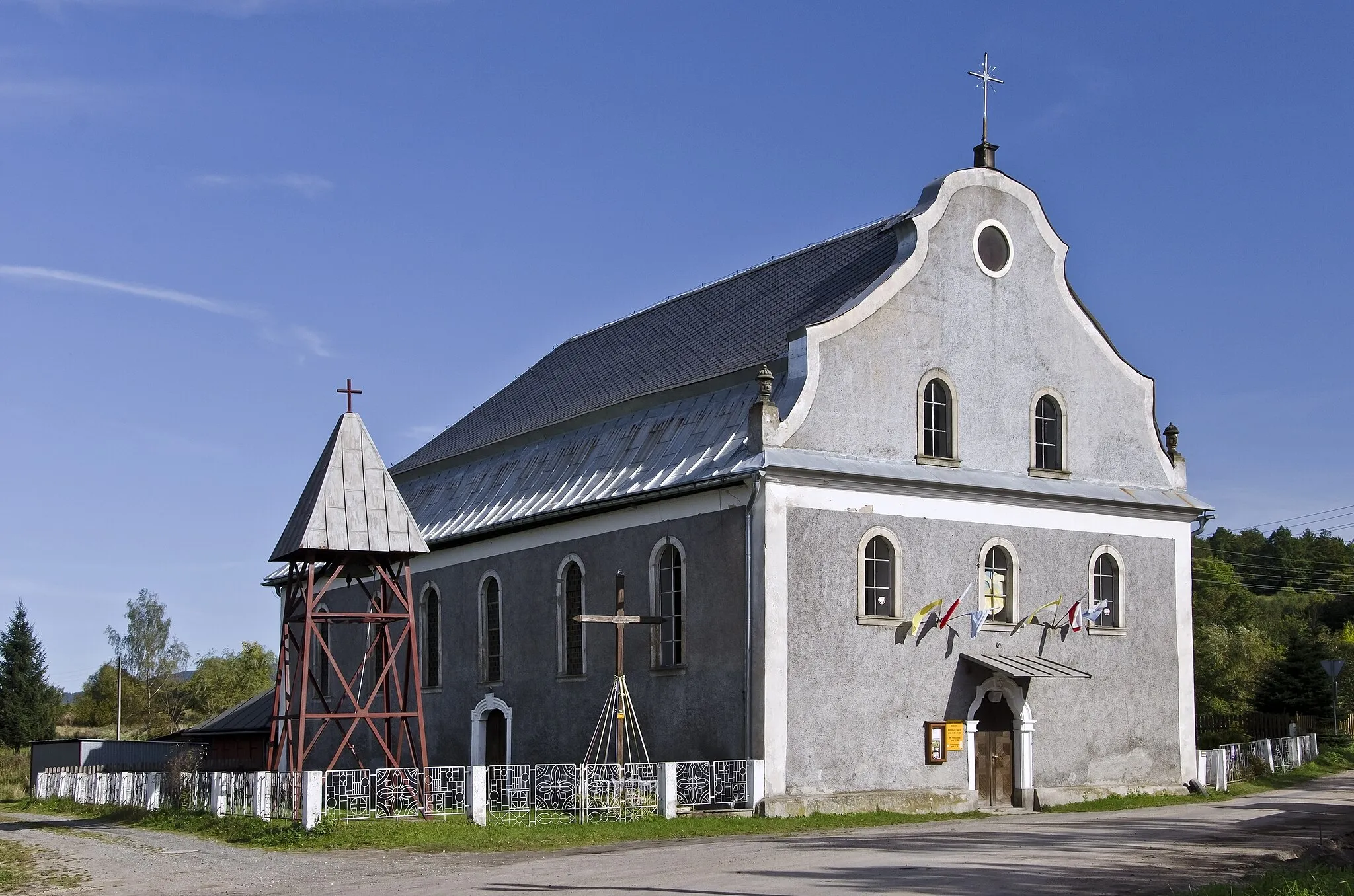 Photo showing: Church of St. John the Baptist in Bukowiec. Poland.