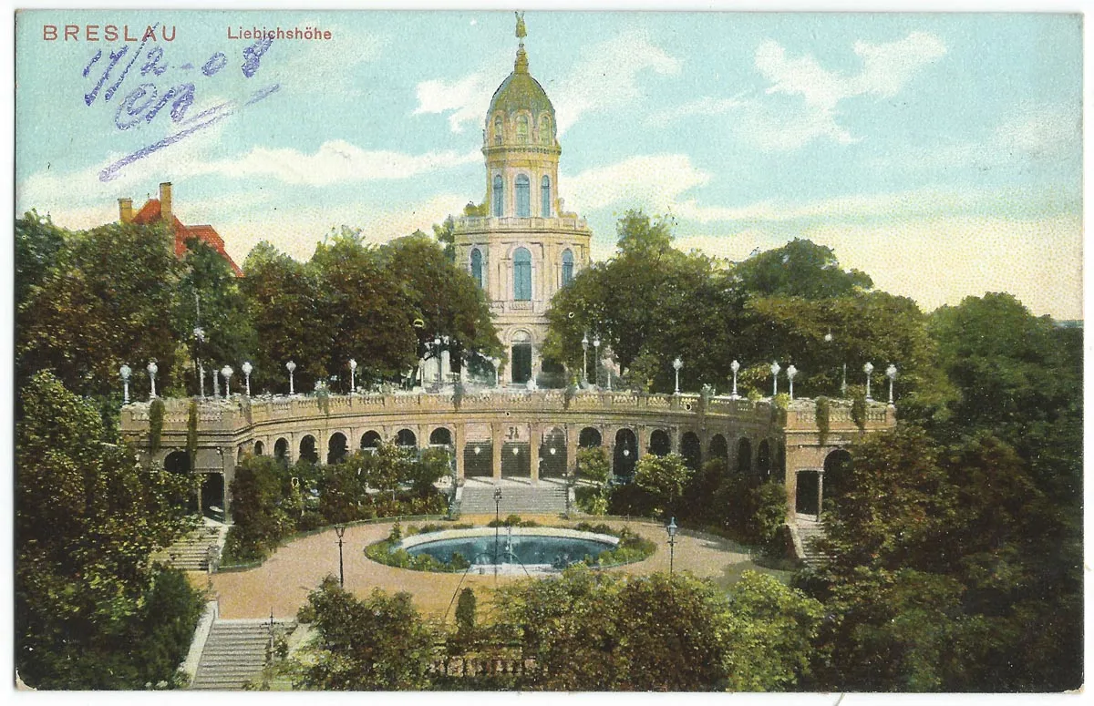 Photo showing: Vue de Breslau au début du XXe siècle (aujourd'hui Wrocław en Pologne).