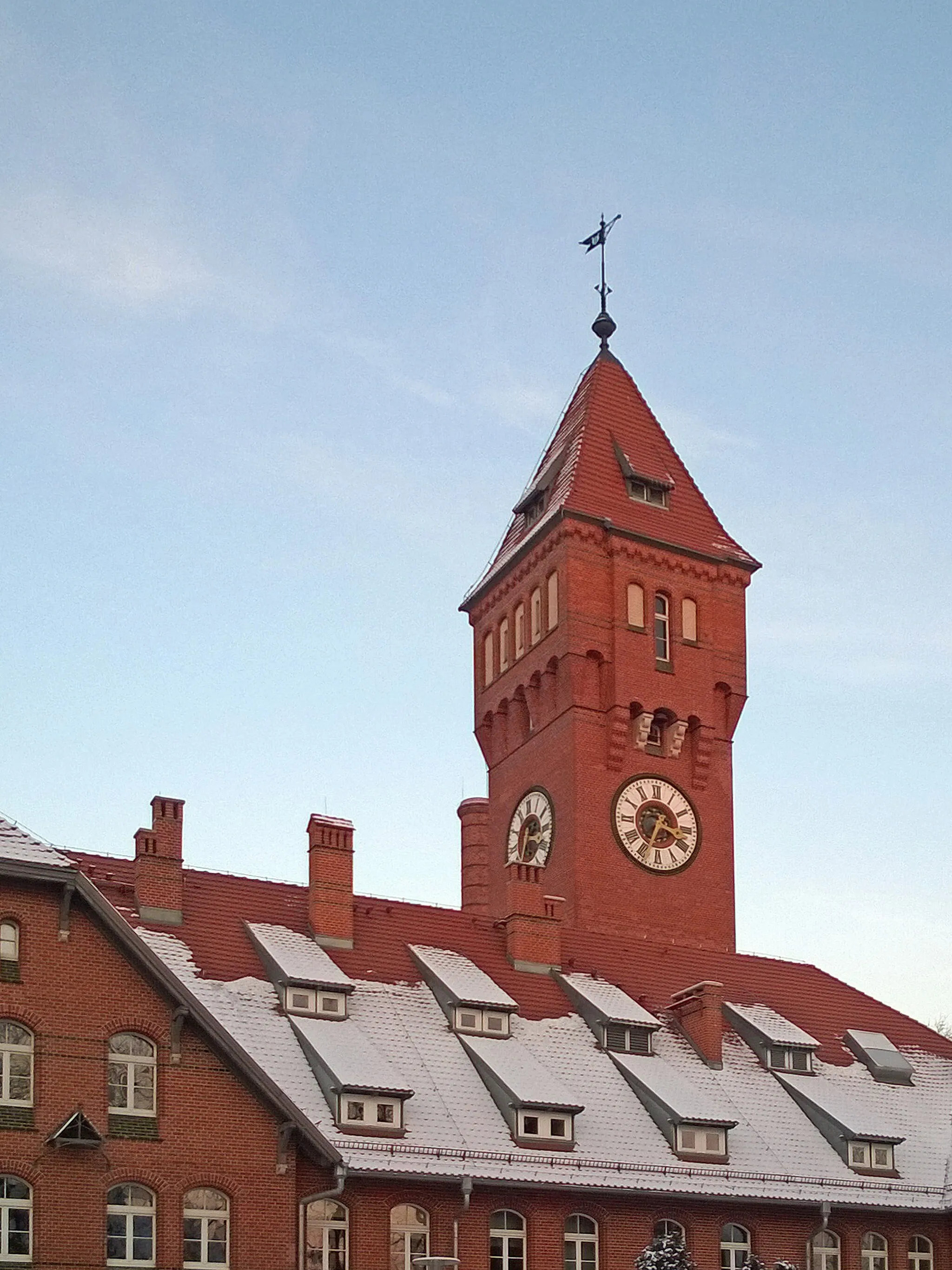 Photo showing: Wasserturm des ehemaligen Tuberkulosekrankenhauses in Breslau Herrnprotsch/Wrocław Pracze Odrzańskie