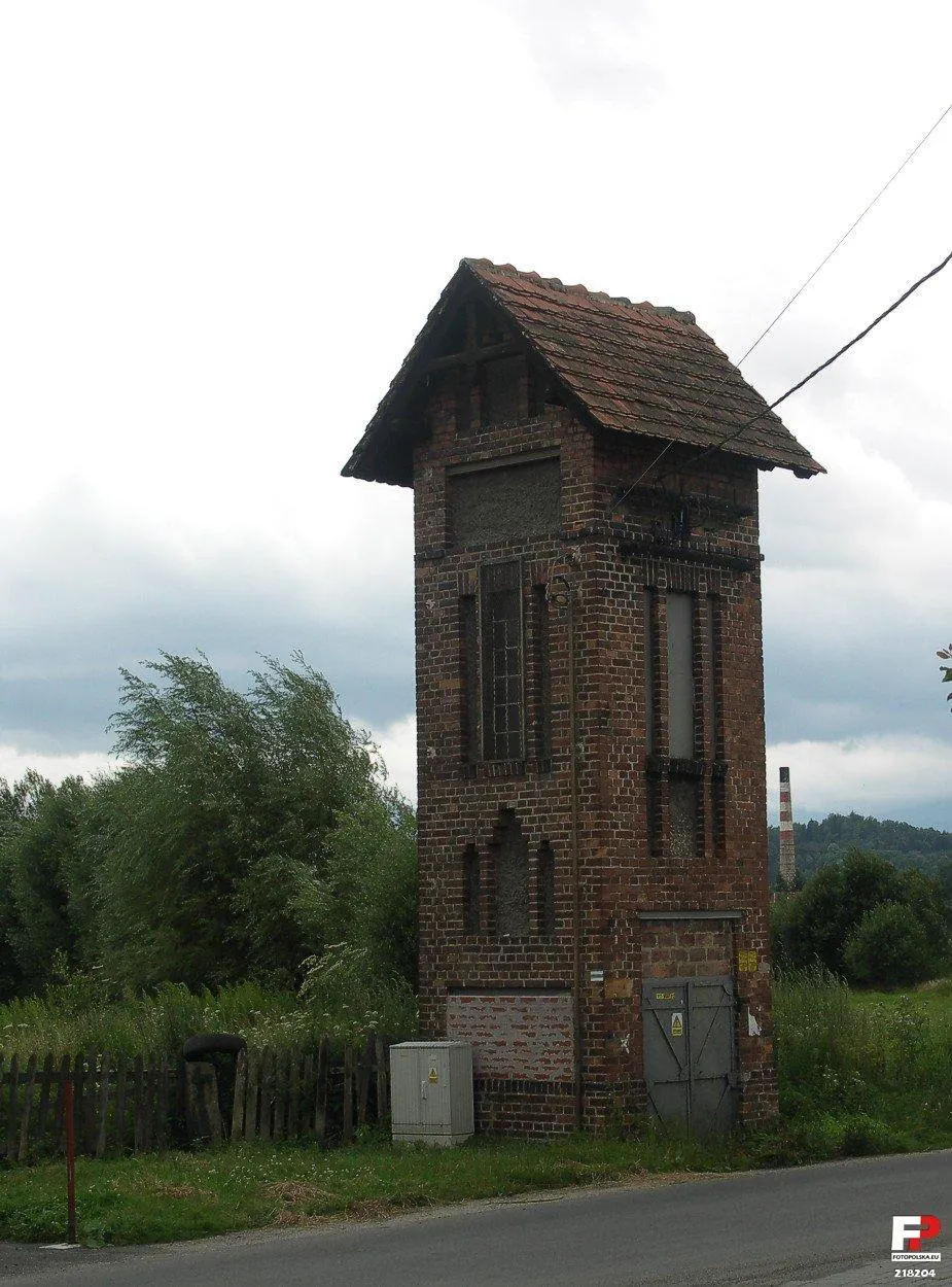 Photo showing: Piękna murowana stacja trafo.