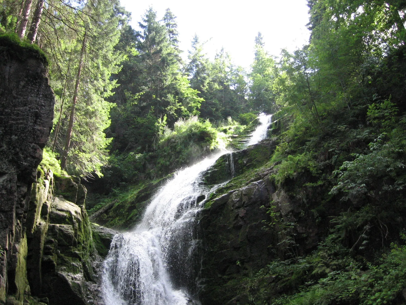 Photo showing: Kamieńczyk waterfall in Karkonosze