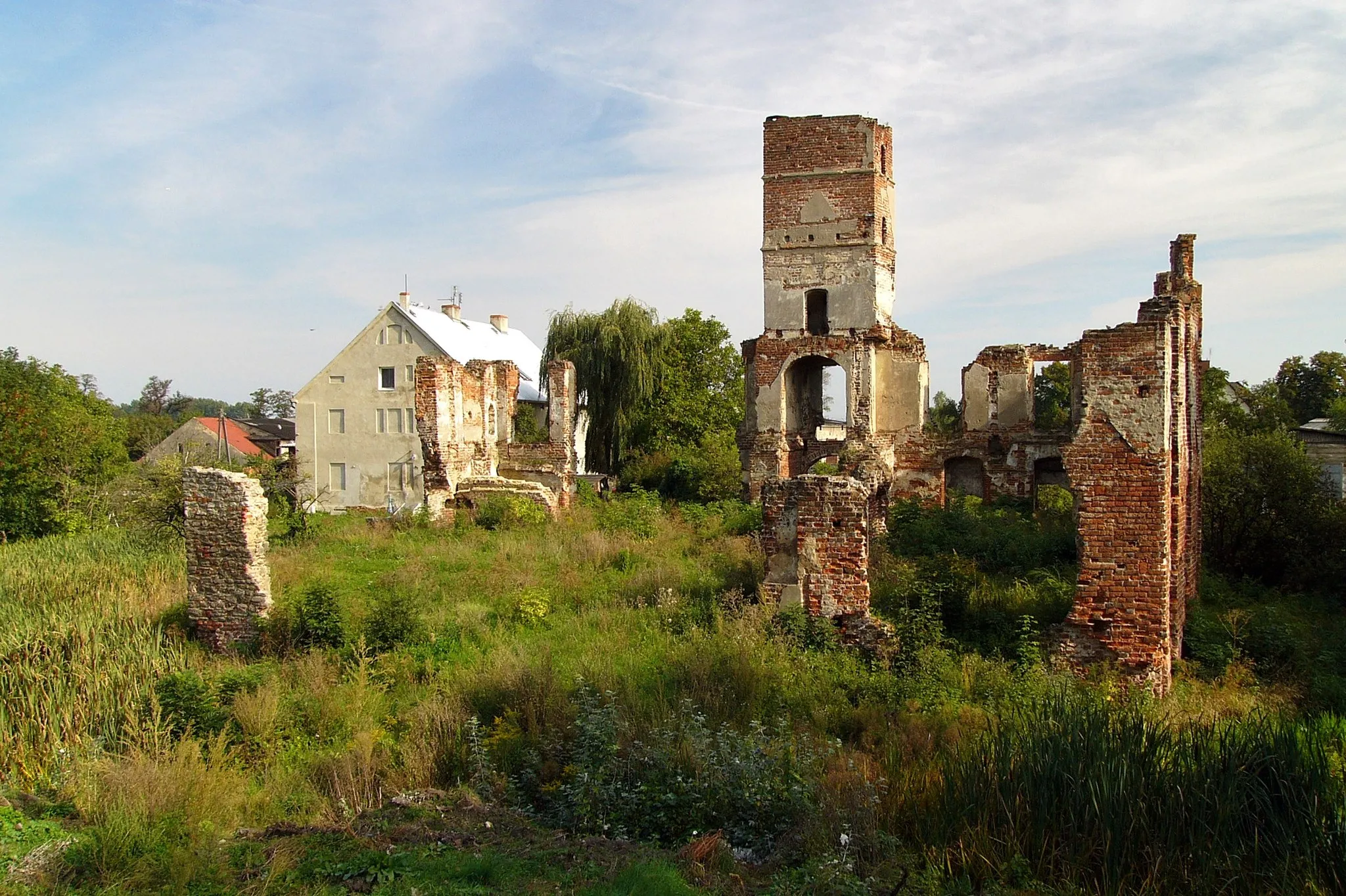 Photo showing: Ruiny zamku z XVI w. w miejscowości Smolec, gmina Kąty Wrocławskie