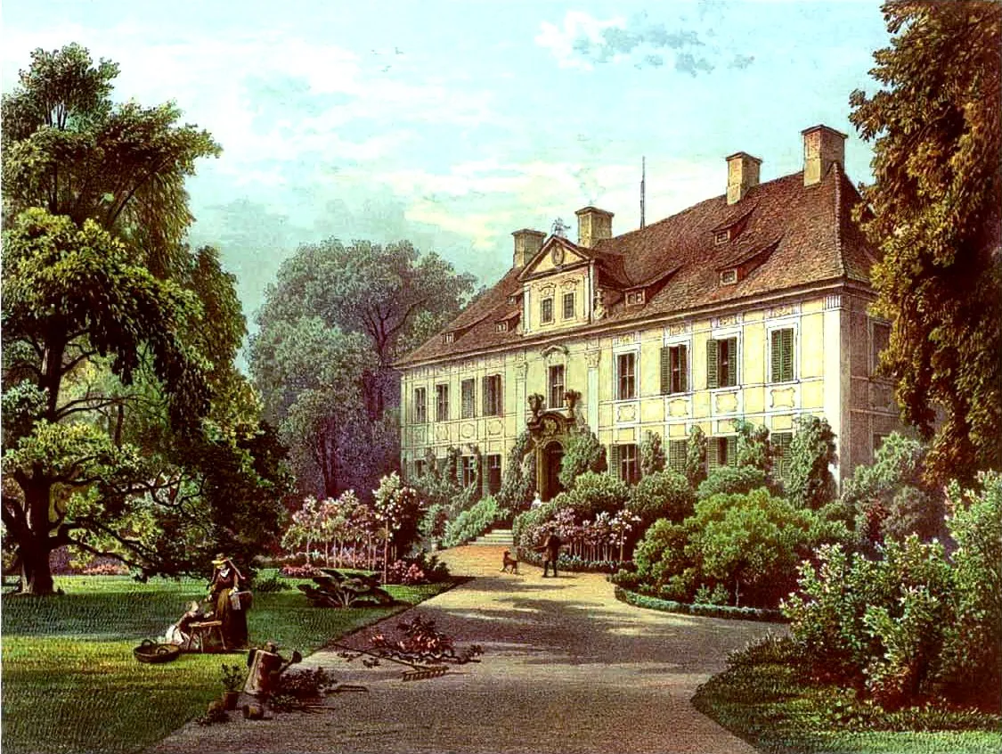 Photo showing: Schloss Pohlschildern, Kreis Liegnitz