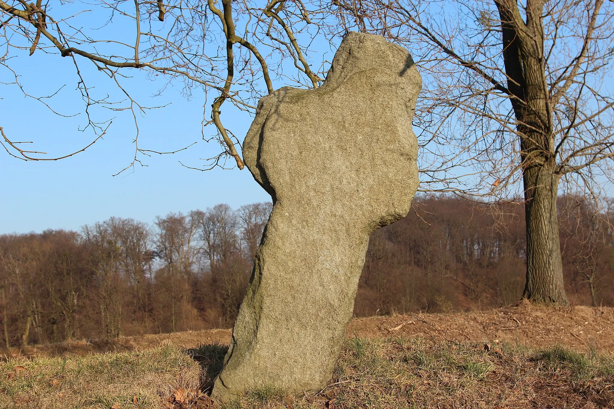 Photo showing: Stone cross in Skarszyn